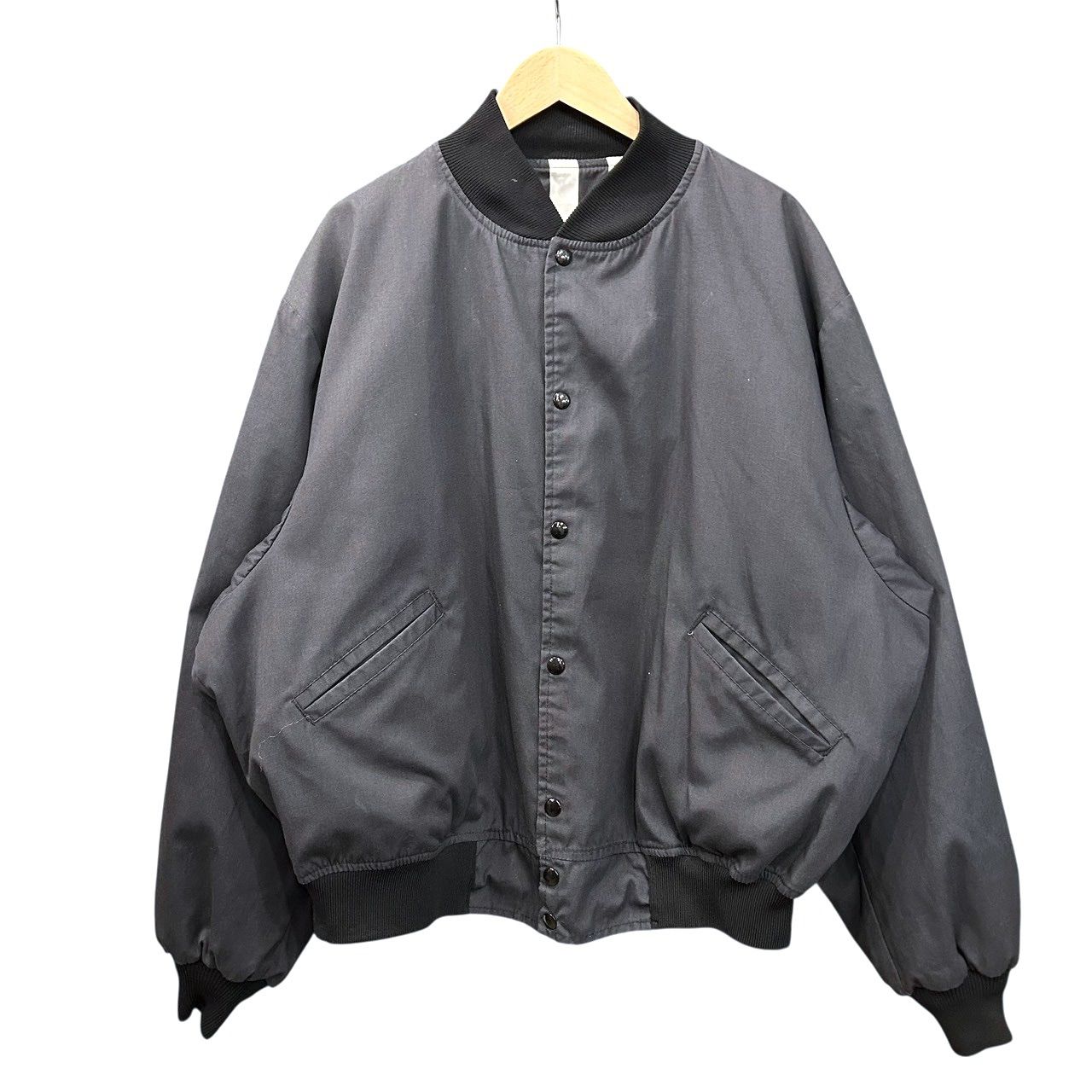 80s ビンテージ BUTWIN リバーシブル レフェリージャケット XXL 黒白