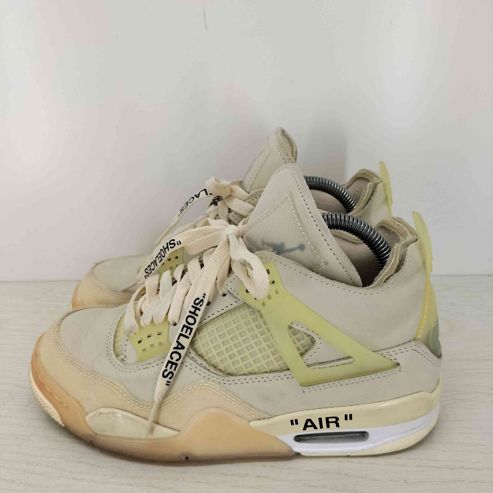 オフホワイト OFF-WHITE Air Jordan 4 SP Sail レディース JPN 23.5