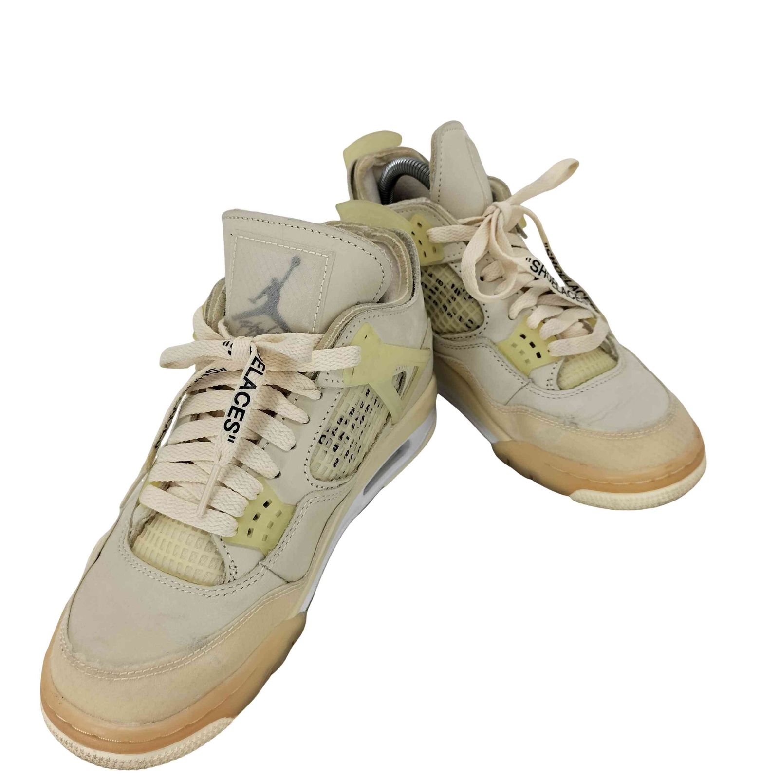 オフホワイト OFF WHITE Air Jordan 4 SP Sail レディース JPN 23 5