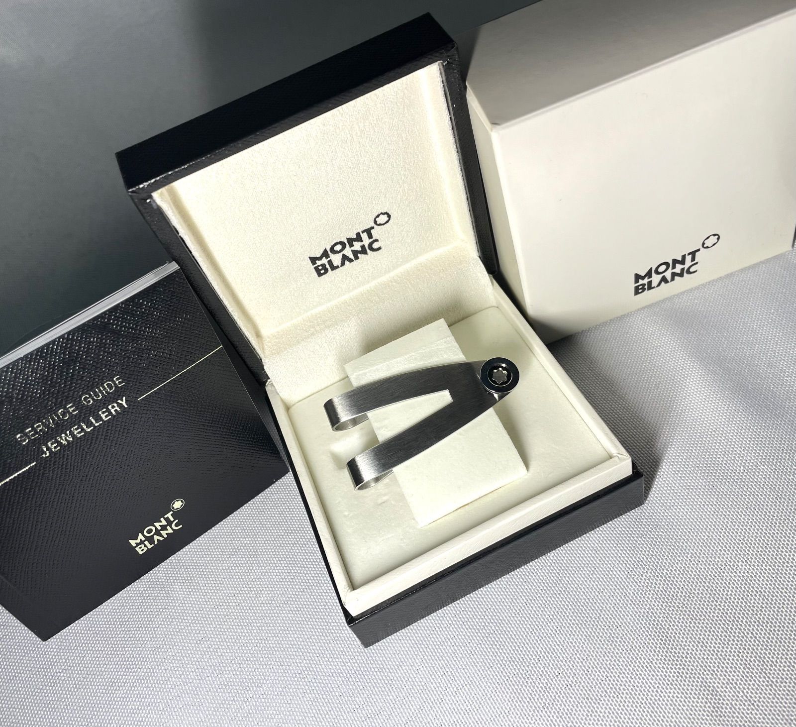 MONTBLANC モンブラン マイスターシュティック スターデザイン マネークリップ シルバー 財布 ウォレット 男女兼用 あり