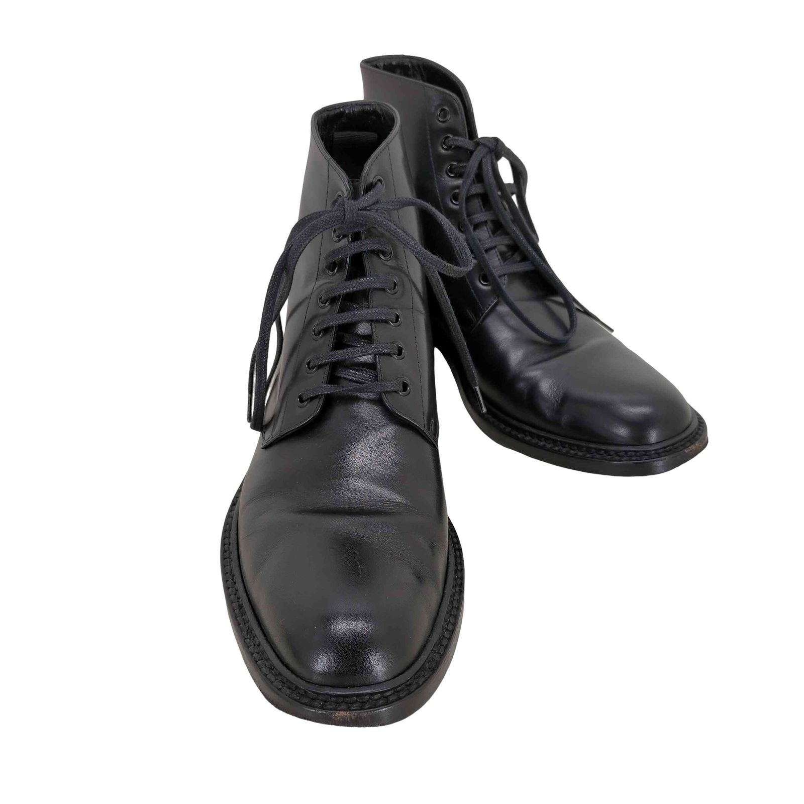 サンローランパリ SAINT LAURENT PARIS レザー レースアップブーツ レディース EUR 36