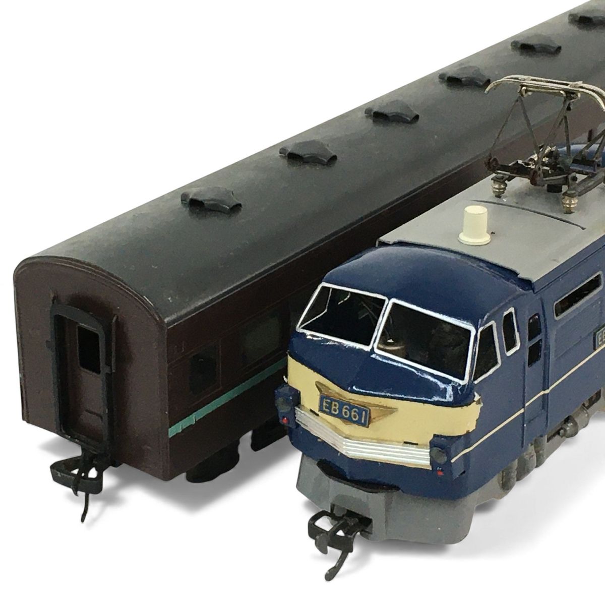 エンドウ 他 EB 661 電気機関車 スロ53 茶色 2両セット HOゲージ 鉄道模型