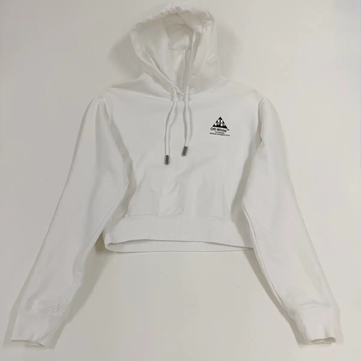 オフホワイト フードTシャツ 55