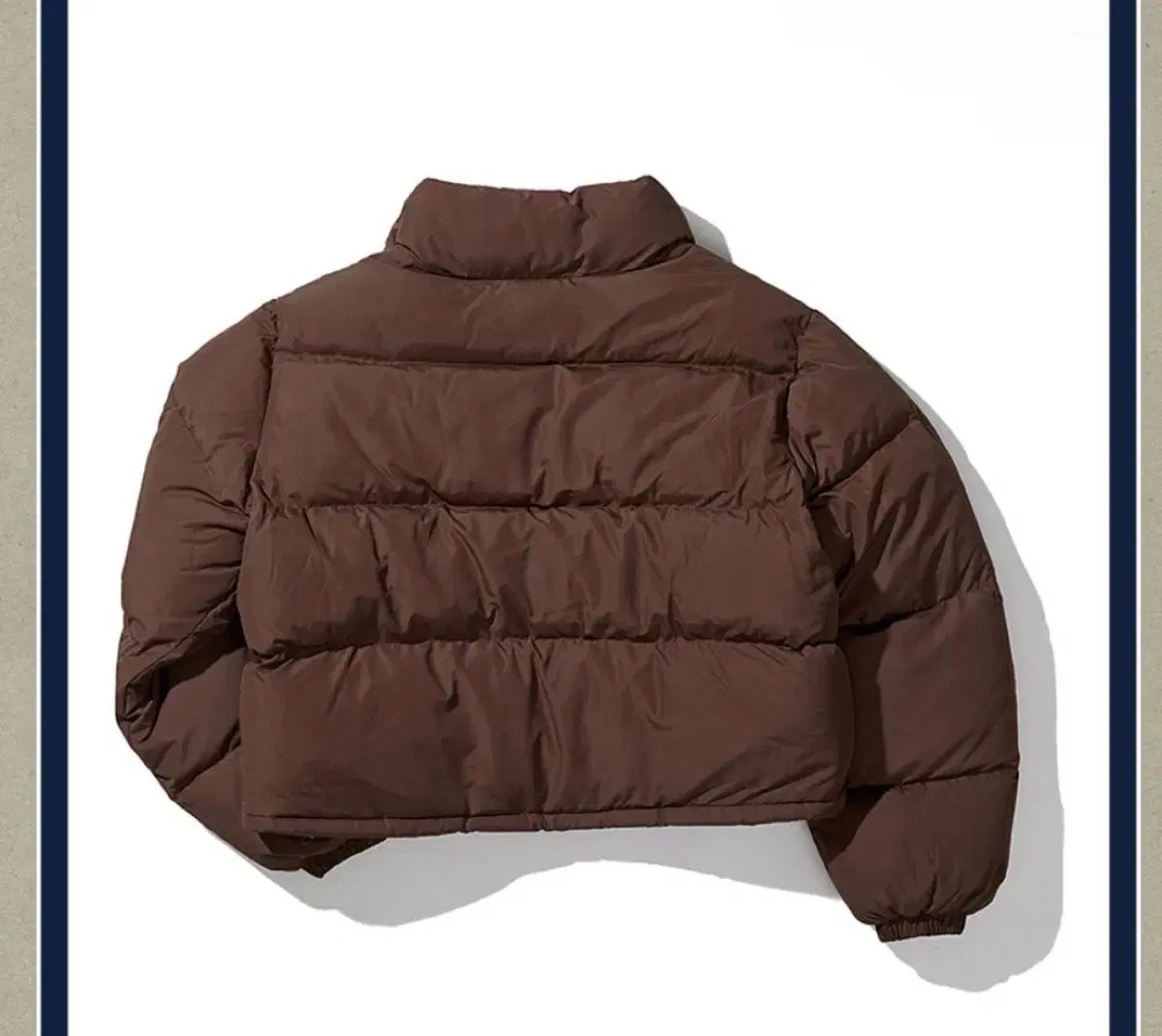 BITTER CELLS ビターセルズ クロップドダウン ブラウン