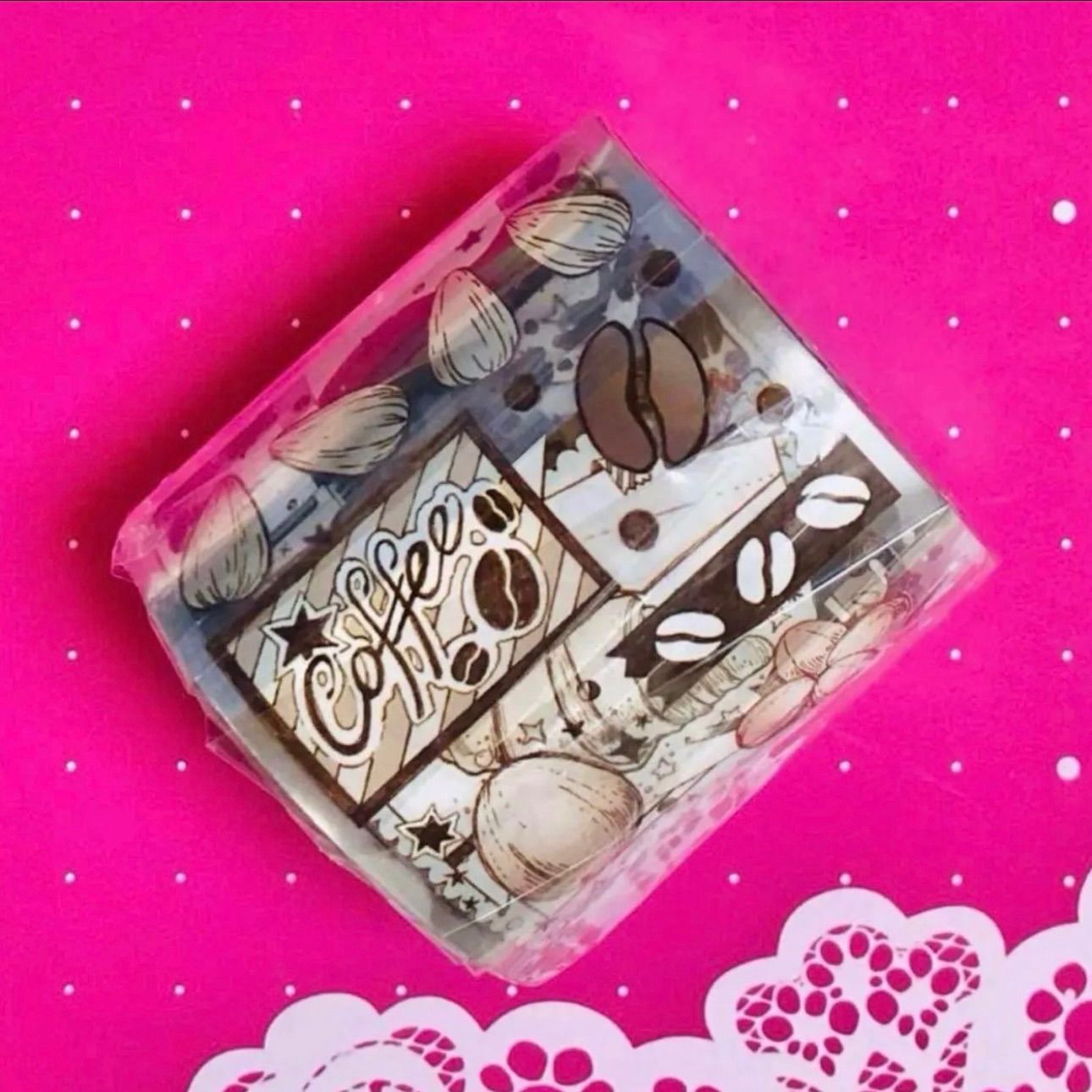 PET 5 cm 10 m coffee 海外マスキングテープ 海外マステ コーヒー