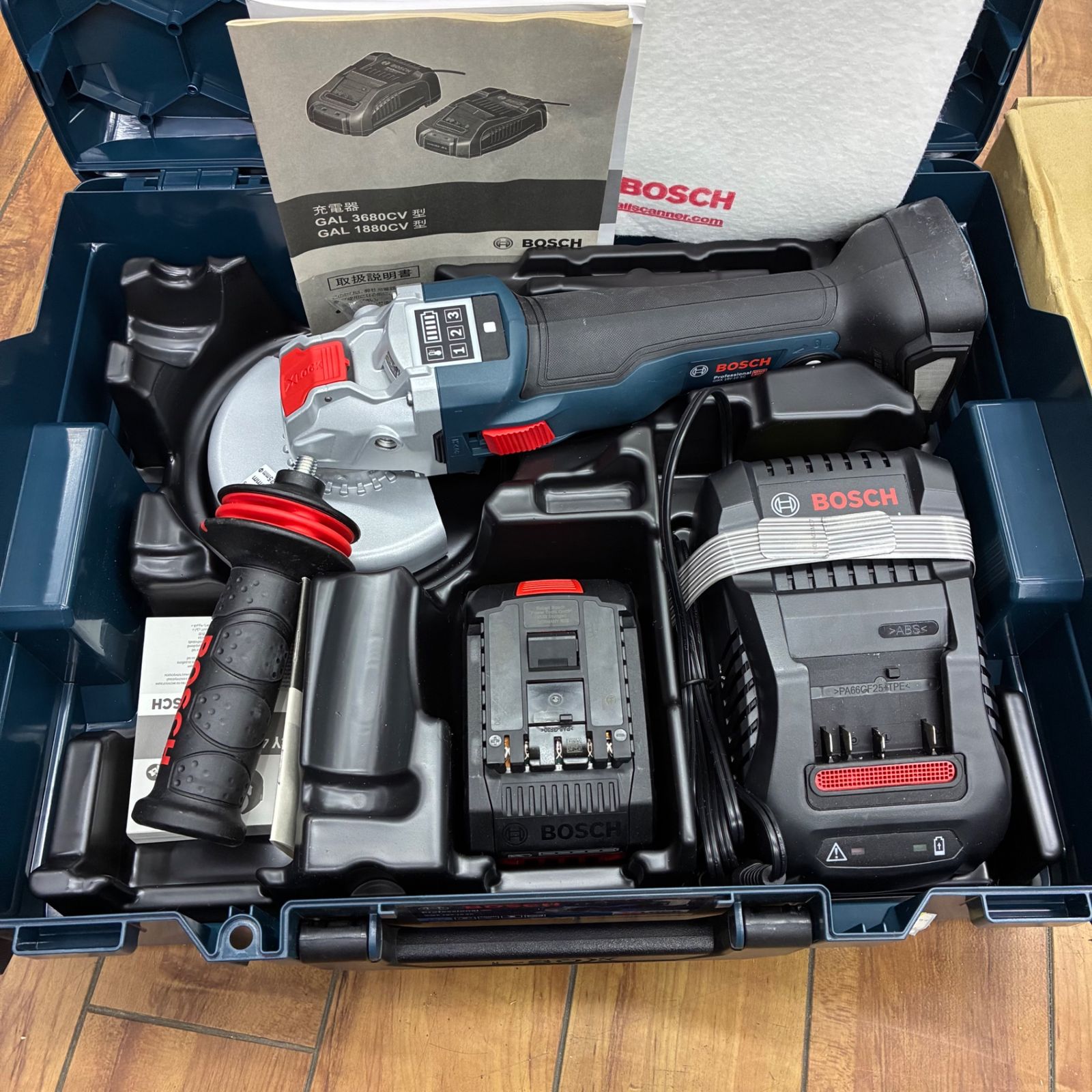 ボッシュ BOSCH 125 mmコードレスディスクグラインダー GWX 18 V-10 SC