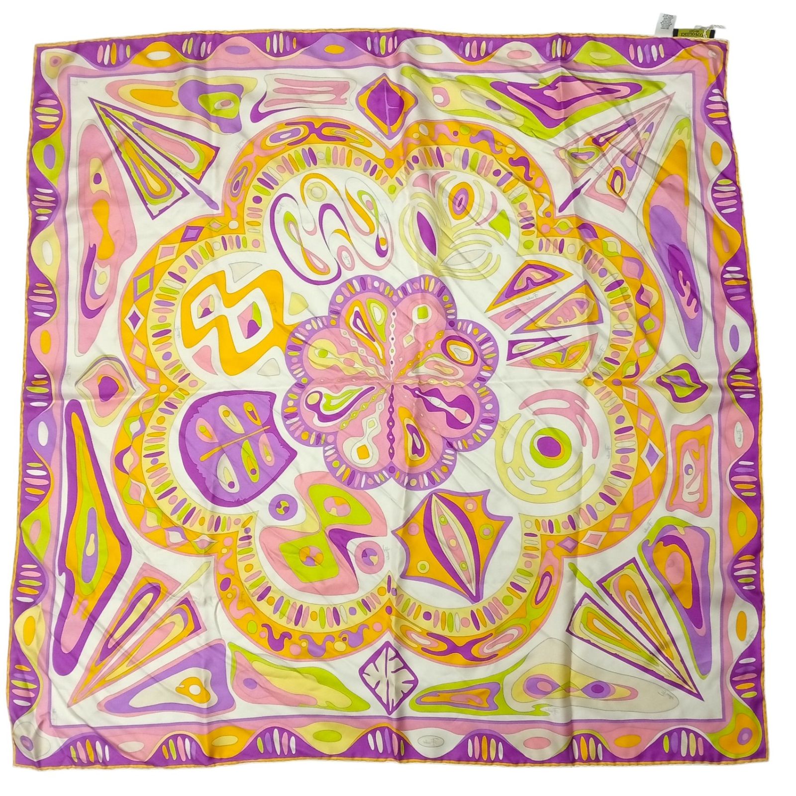 安い EMILIO PUCCI エミリオ プッチ スカーフ シルク100% 【】JA-25