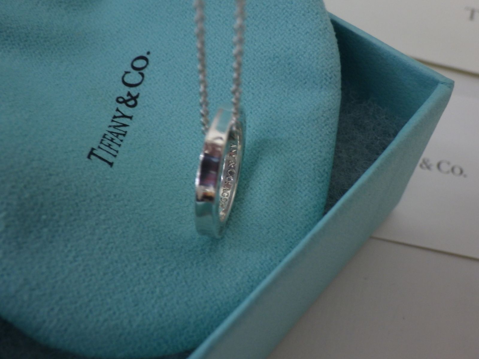 ベスト ティファニーTIFFANY&Co. 1837 サークル ネックレス SV925