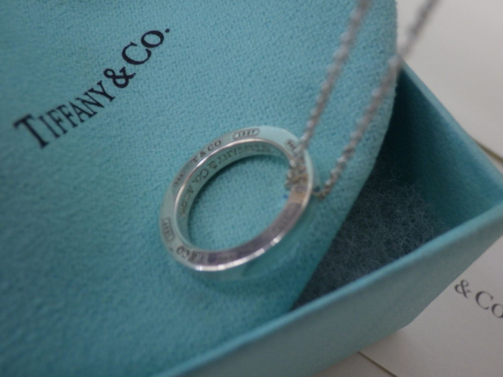 ベスト ティファニーTIFFANY&Co. 1837 サークル ネックレス SV925