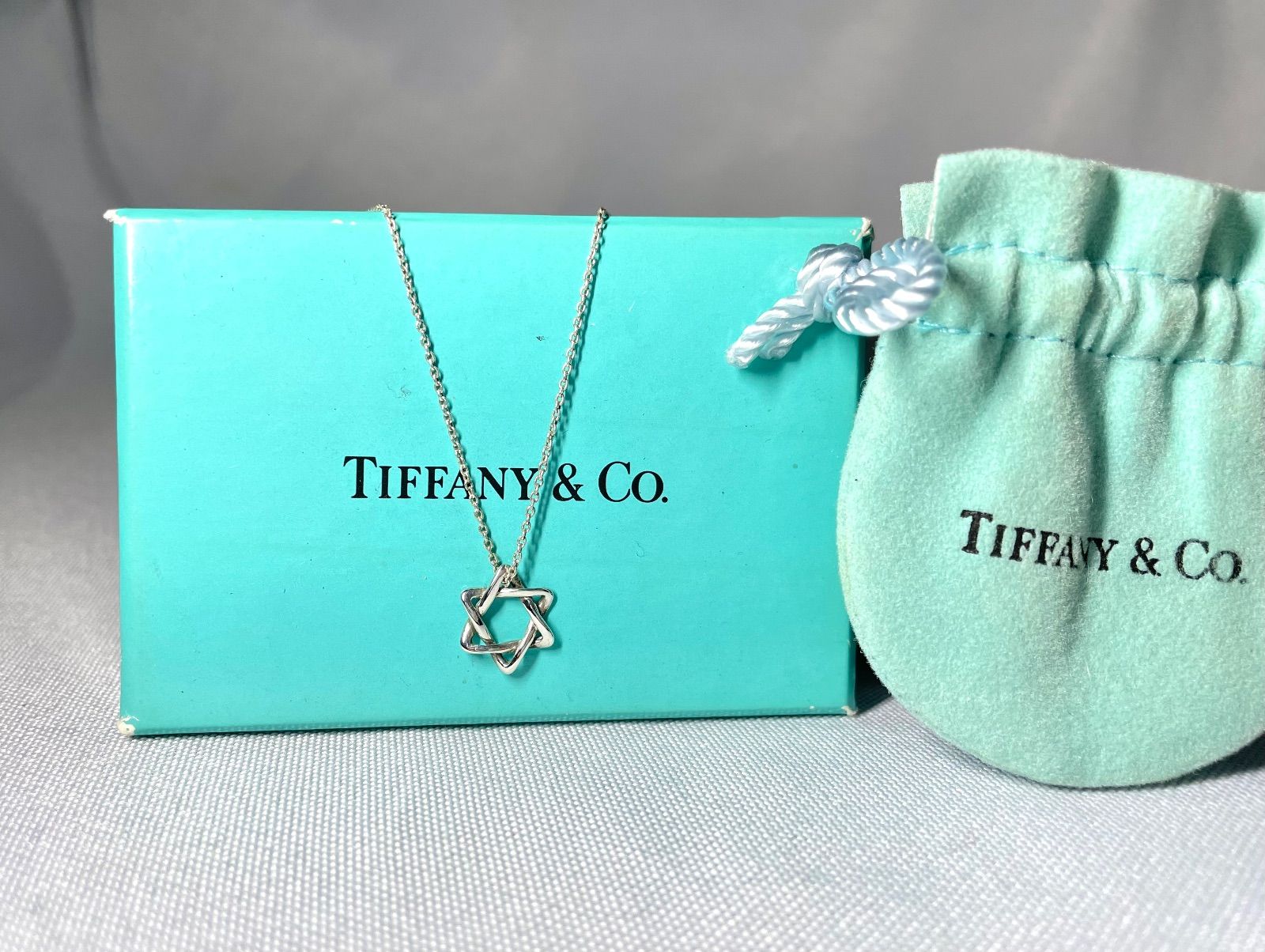 Tiffany ティファニー エルサペレッティ スターオブダビデ 六芒星 ペンダント ネックレス スターリングシルバー SV 925 あり