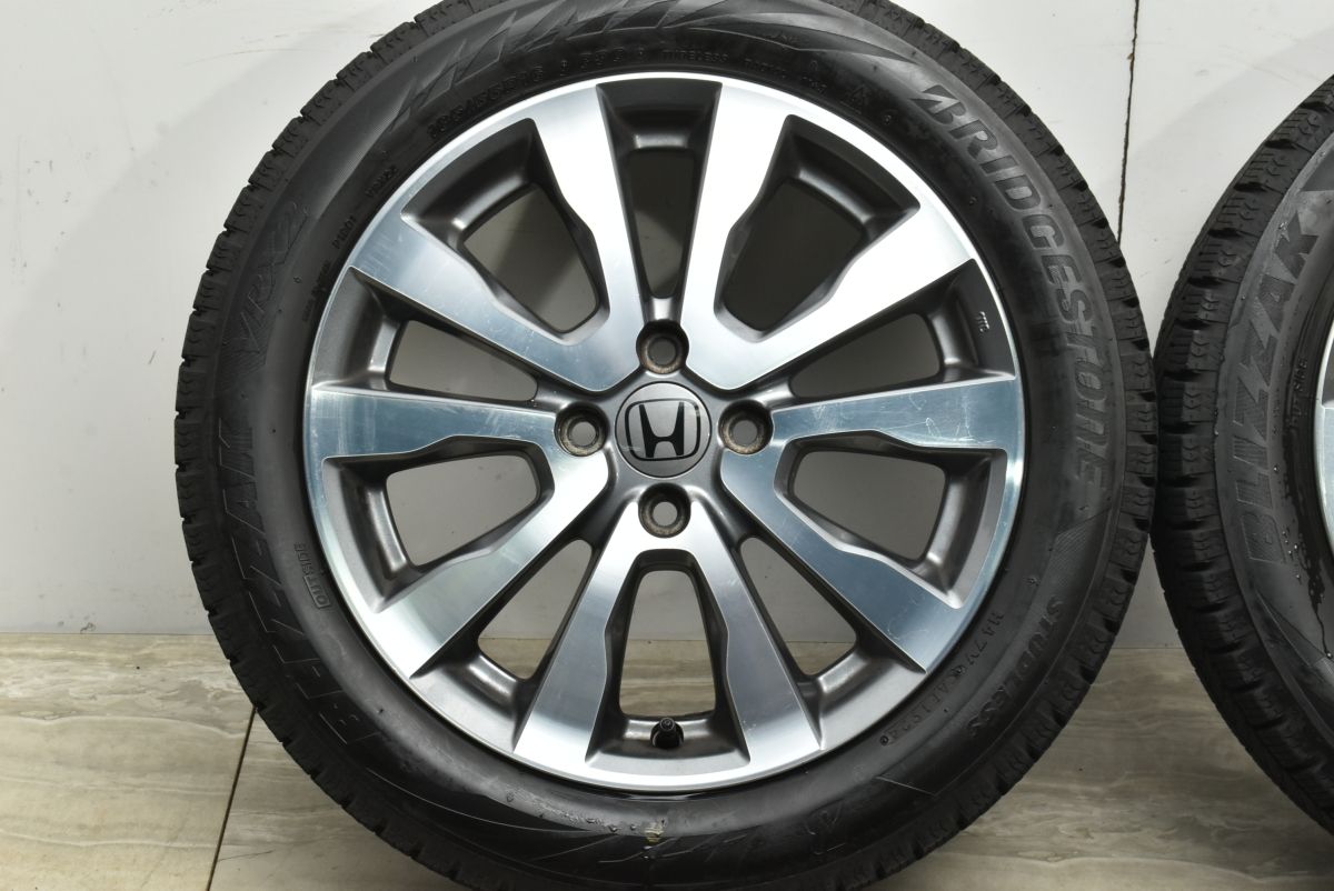  製 バリ溝 ホンダ フィット RS 後期 16 in 6 J 53 PCD 100 ブリヂストン ブリザック VRX 2 185 55 R インサイト シャトル 16インチ タイヤ ホイールセット