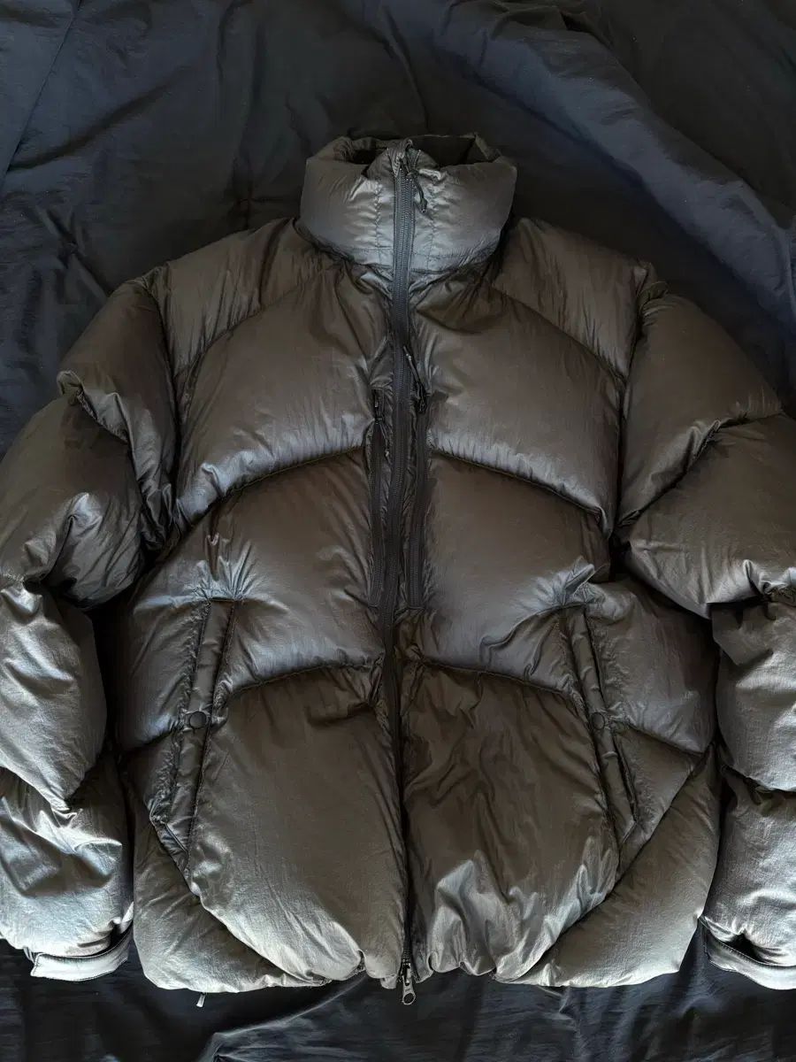 moif シャドウ パファー ダウン パーカ エスプレッソ 1 サイズ
