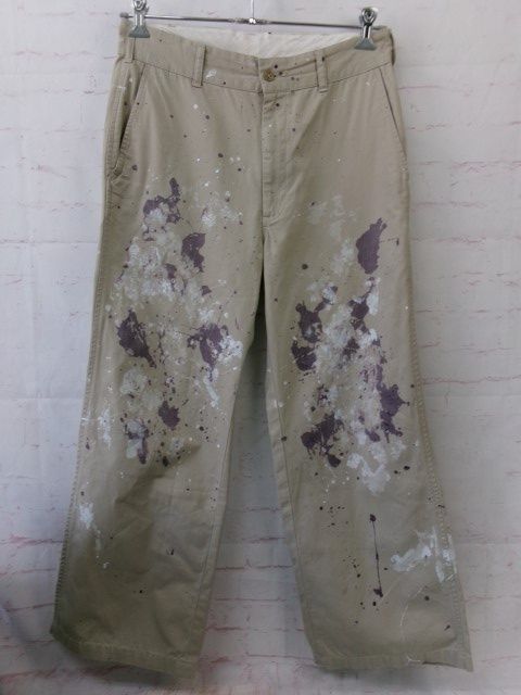 NEEDLES ﾆｰﾄﾞﾙｽﾞ Safari Pant-Cotton Gabardine ﾍﾟｲﾝﾄﾊﾟﾝﾂ GL 152 ﾍﾞｰｼﾞｭ M