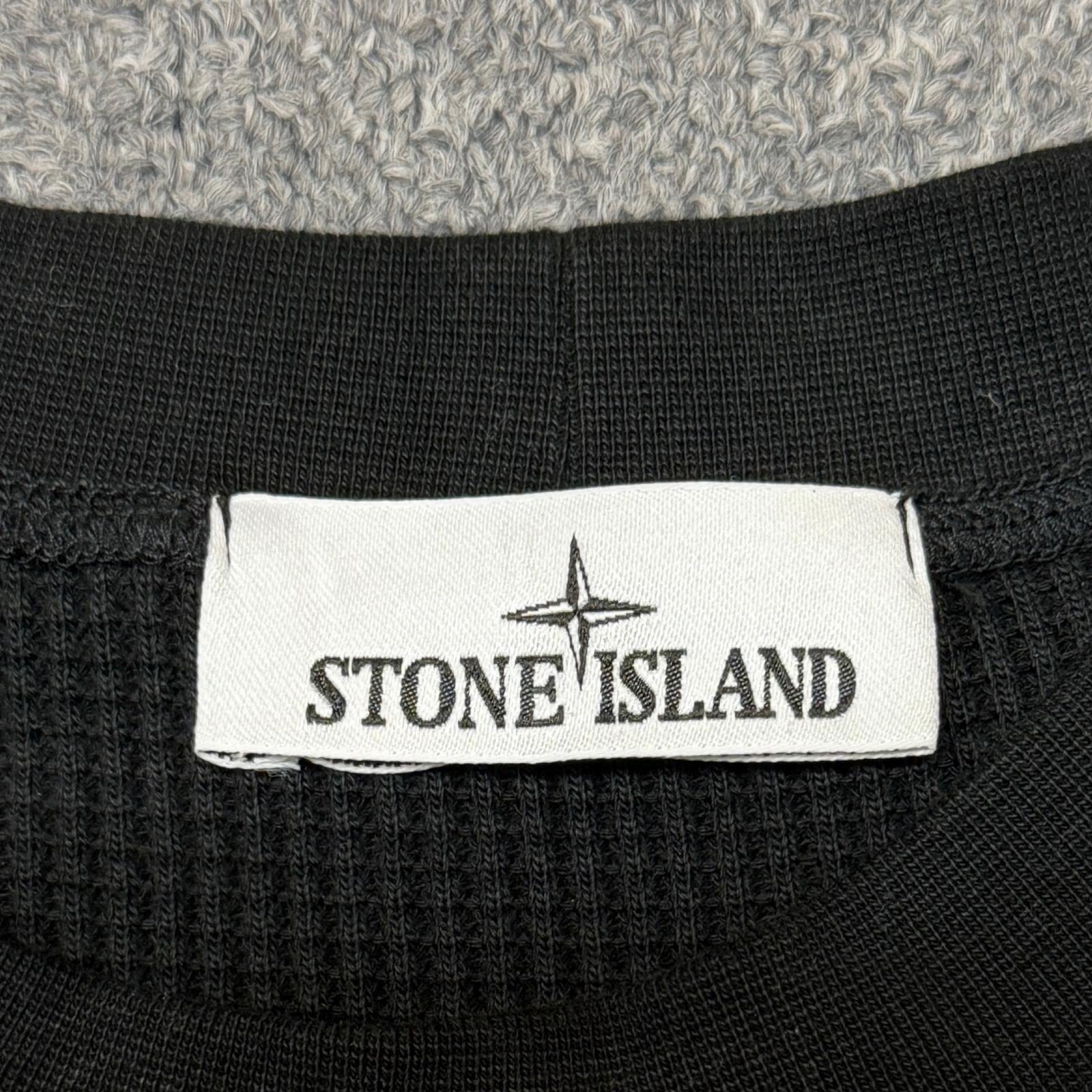 国内正規 STONE ISLAND 25SS Waffle Crew Neck Sweatshirt ワッフル 