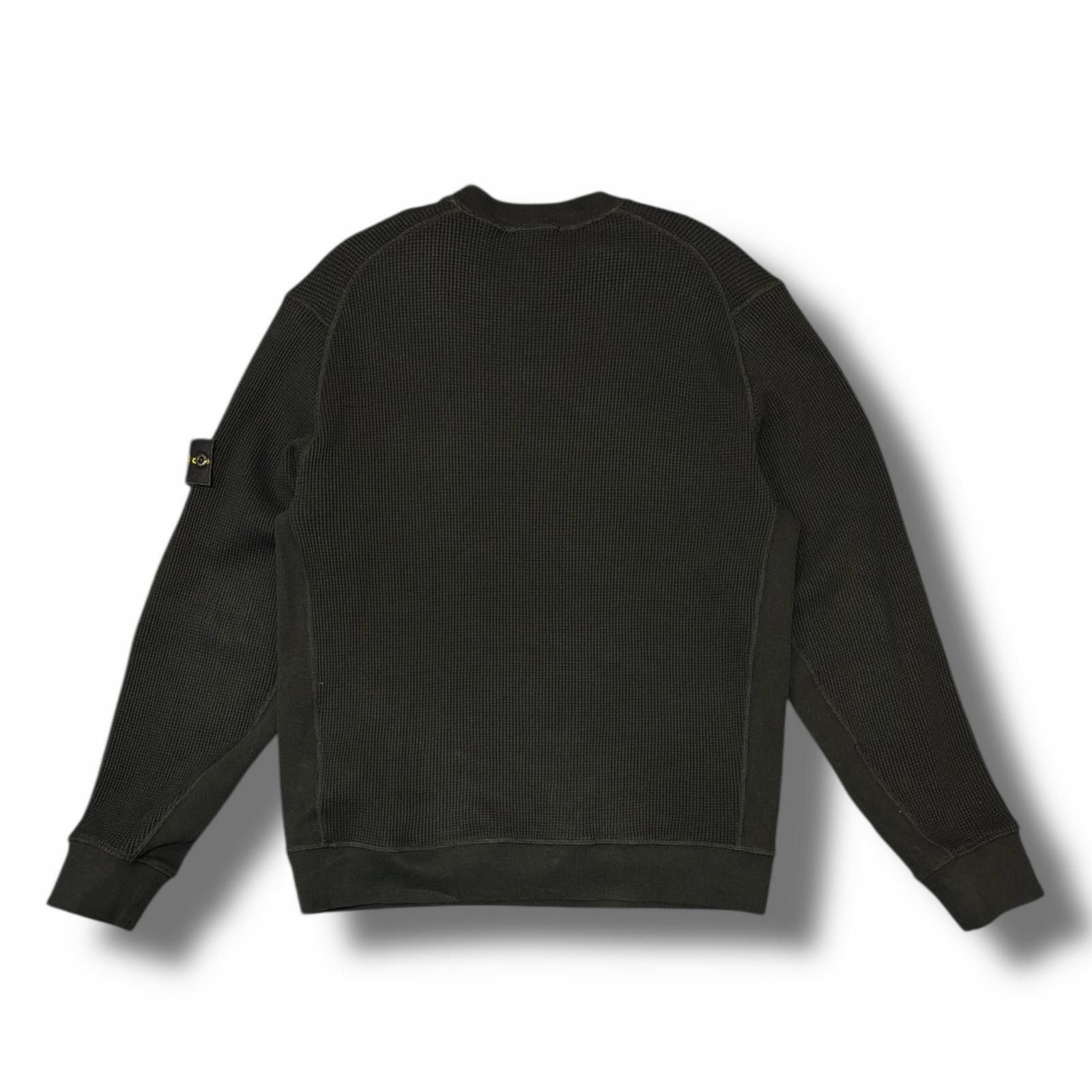国内正規 STONE ISLAND 25SS Waffle Crew Neck Sweatshirt ワッフル