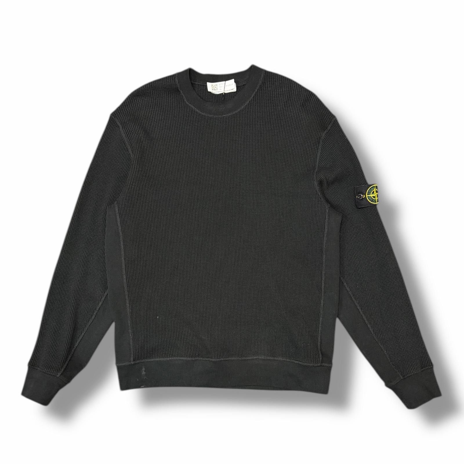 国内正規 STONE ISLAND 25SS Waffle Crew Neck Sweatshirt ワッフル