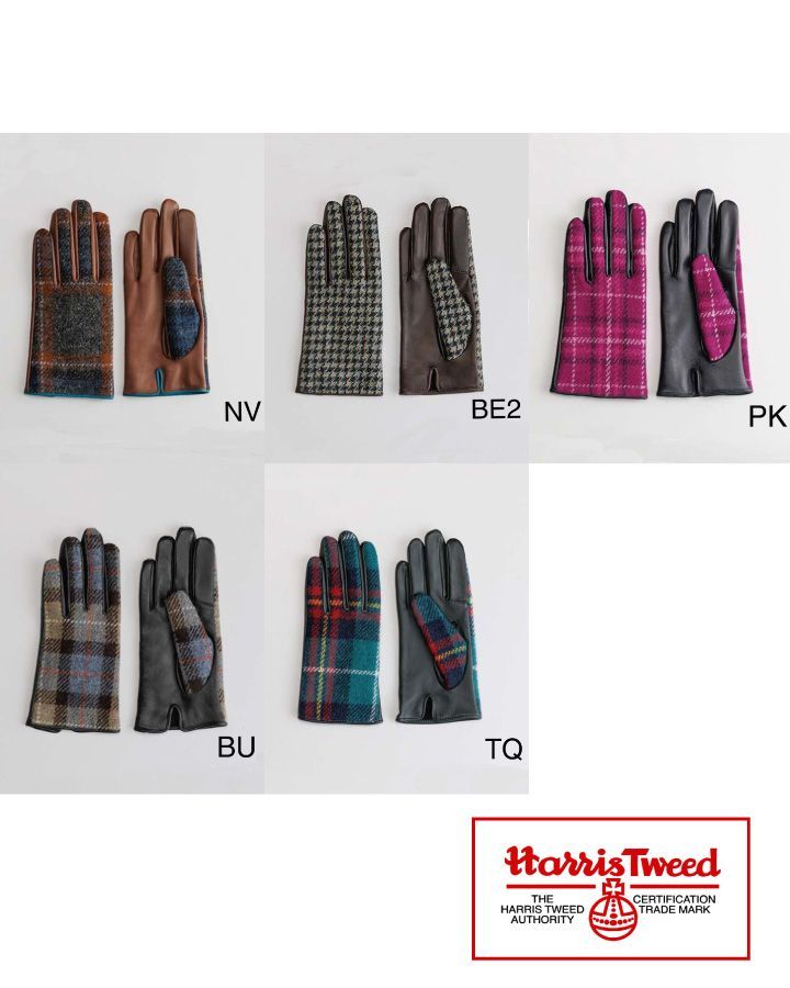 ORuKuBET ハリスツイード Harris Tweed グローブ タッチパネル対応 WOMEN