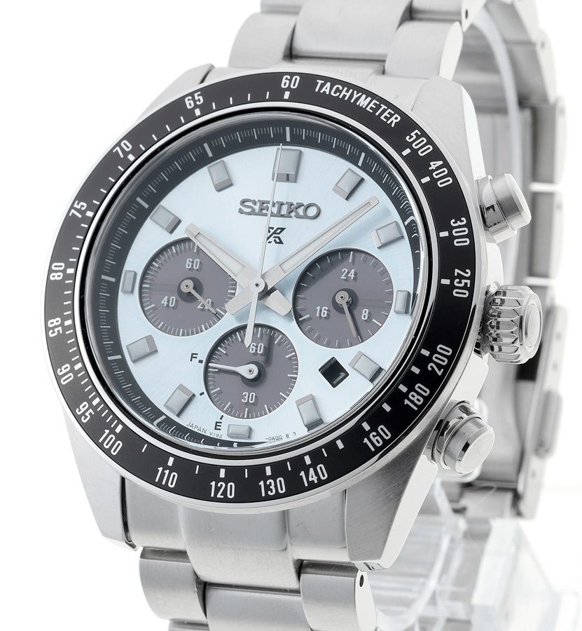 セイコー SEIKO プロスペックス スピードタイマー SBDL 109 V 192ｰ0 AH 0 ライトブルー クオーツ ソーラー 商品番号 A 159525