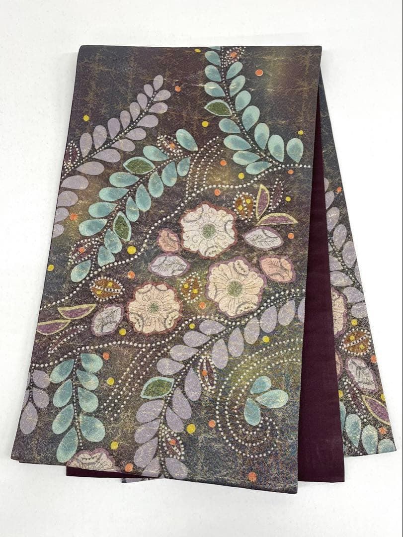 辻ヶ花 袋帯 落款入 正絹 お太鼓柄 D196 - メルカリ