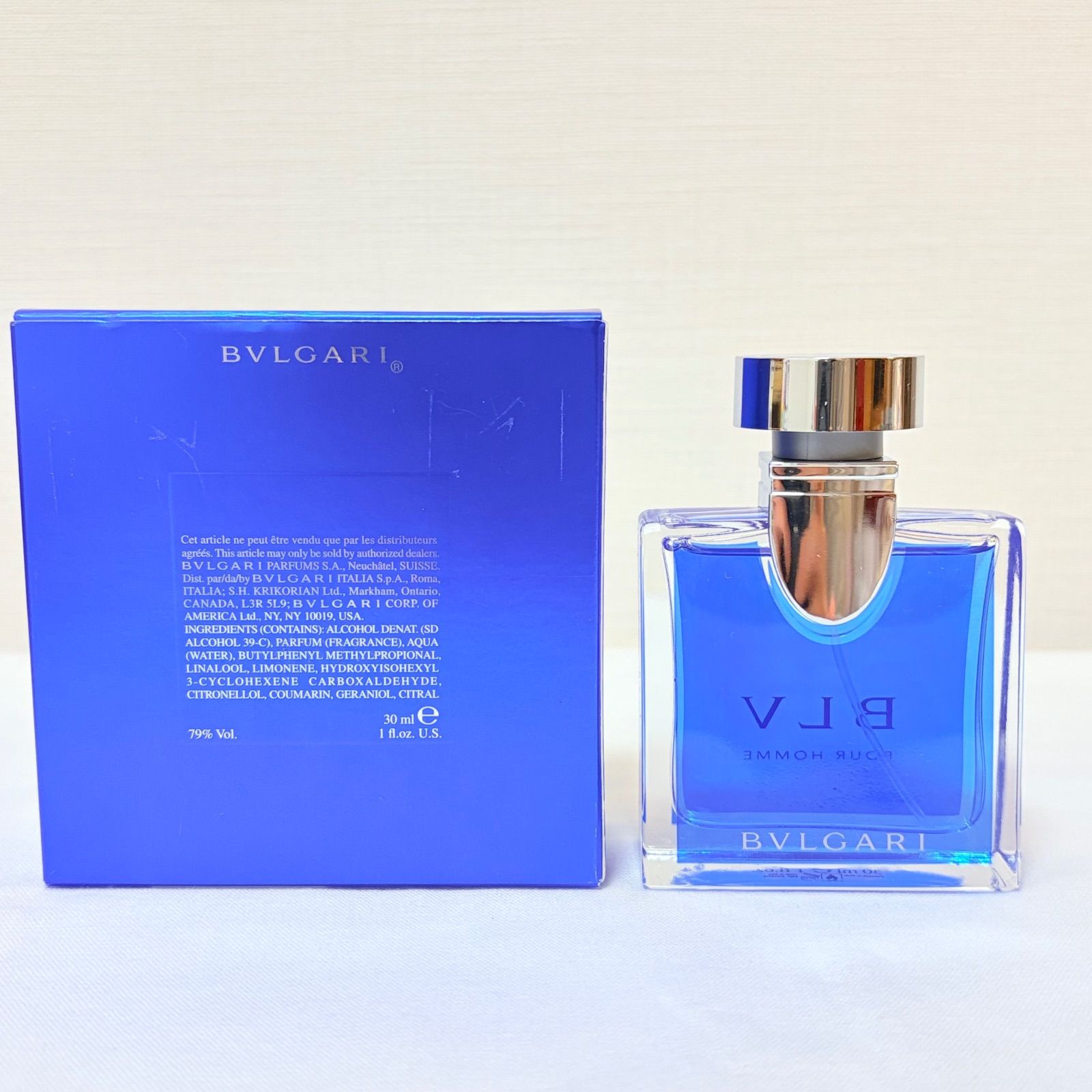 新品未使用 BVLGARI BLV pour homme eau de toilette ブルガリ ブルー