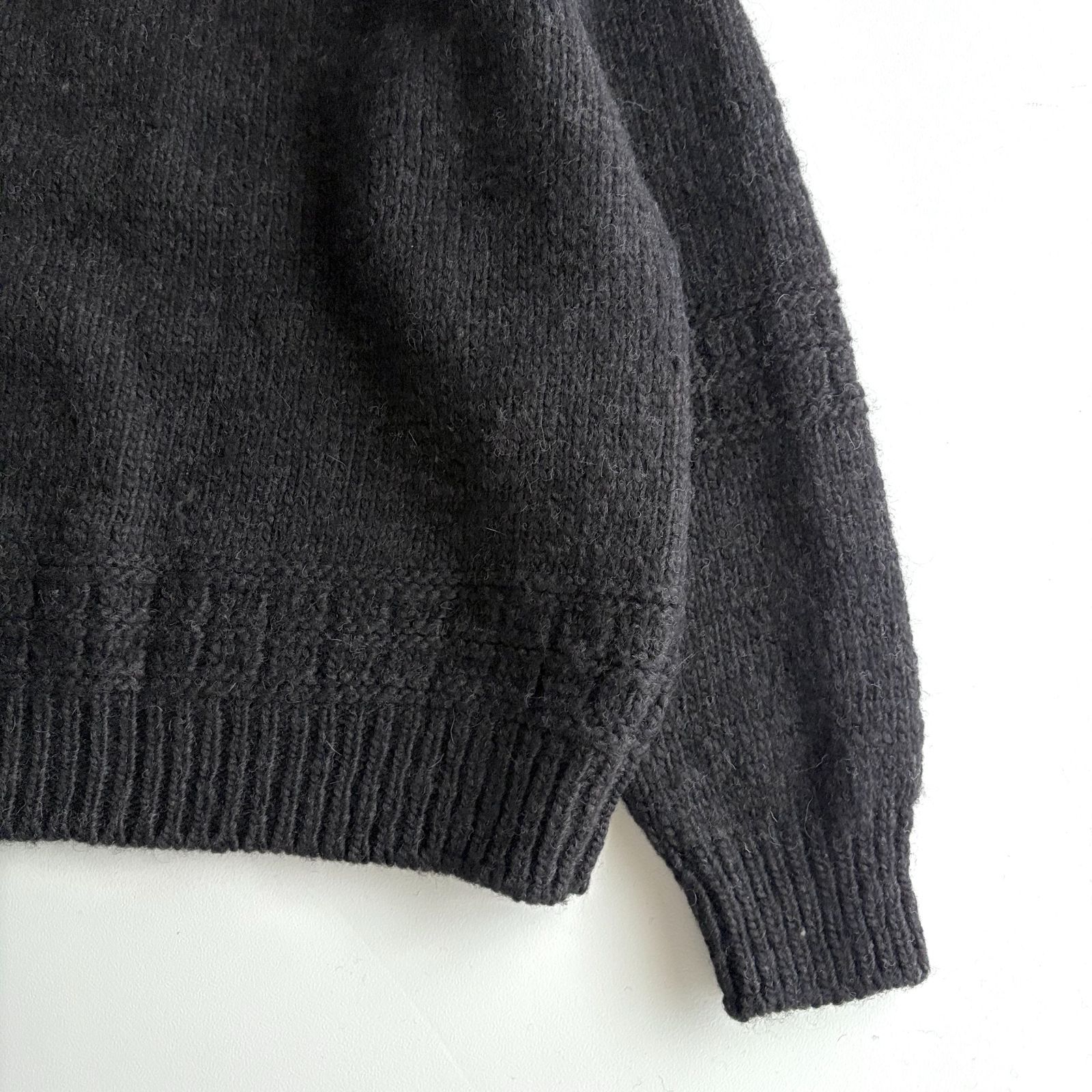美品 / BATONER バトナー / SPREAD ALAN CREW NECK ウール100 