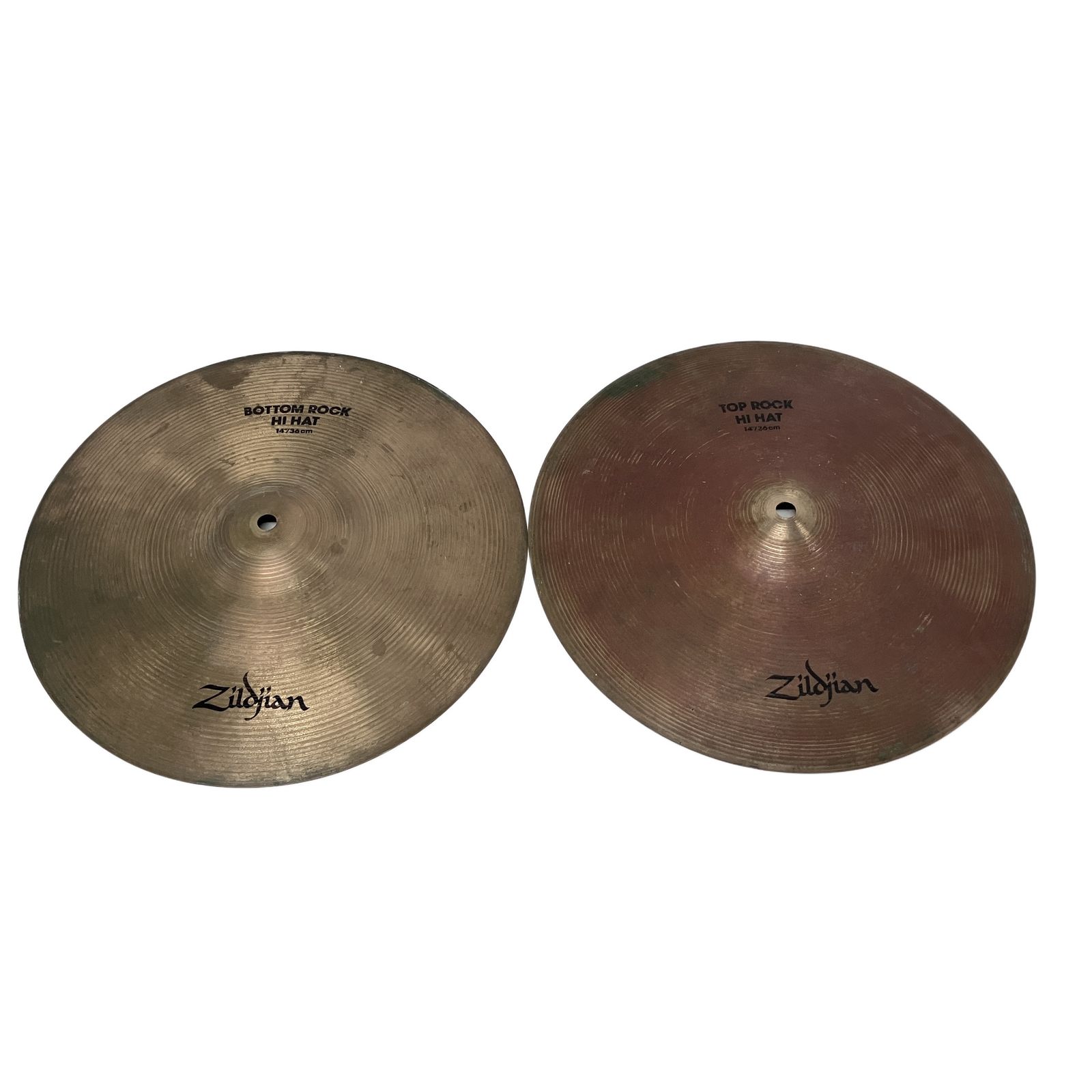 Zildjian TOP ROCK HI HAT BOTTOM 14 36 cm ハイハットシンバル セット