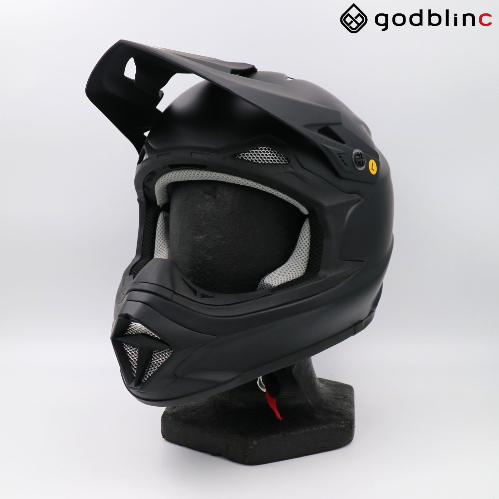 ZEALOT マッドジャンパー2 SOLID MATT BLACK Lサイズ MJ 0018 オフロードヘルメット