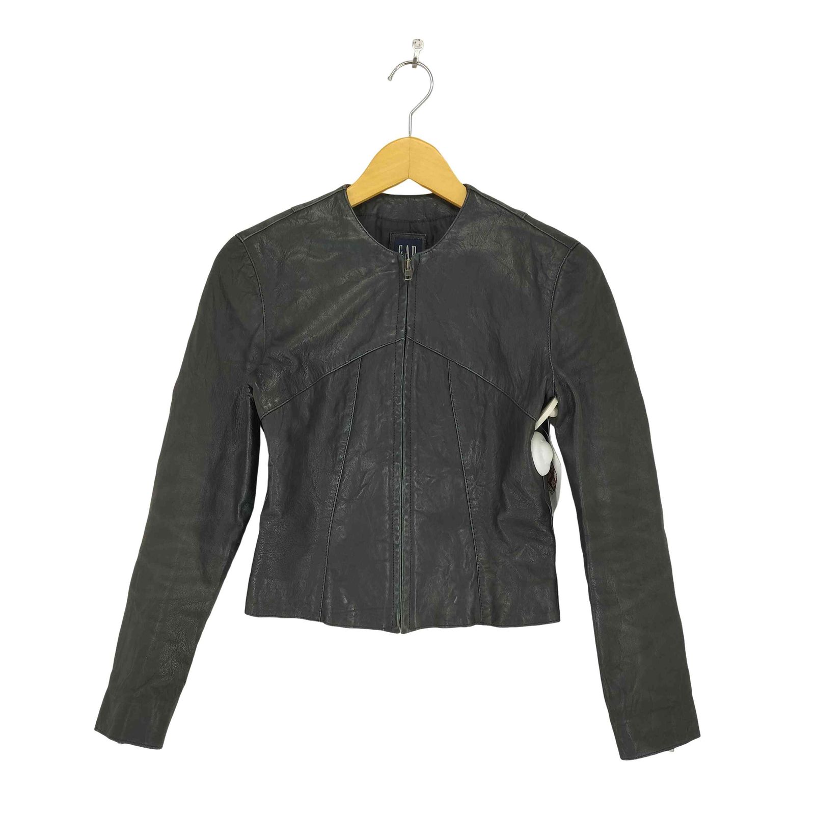 ギャップ Gap 00 s OLD ラムレザーノー ジャケット レディース XXS