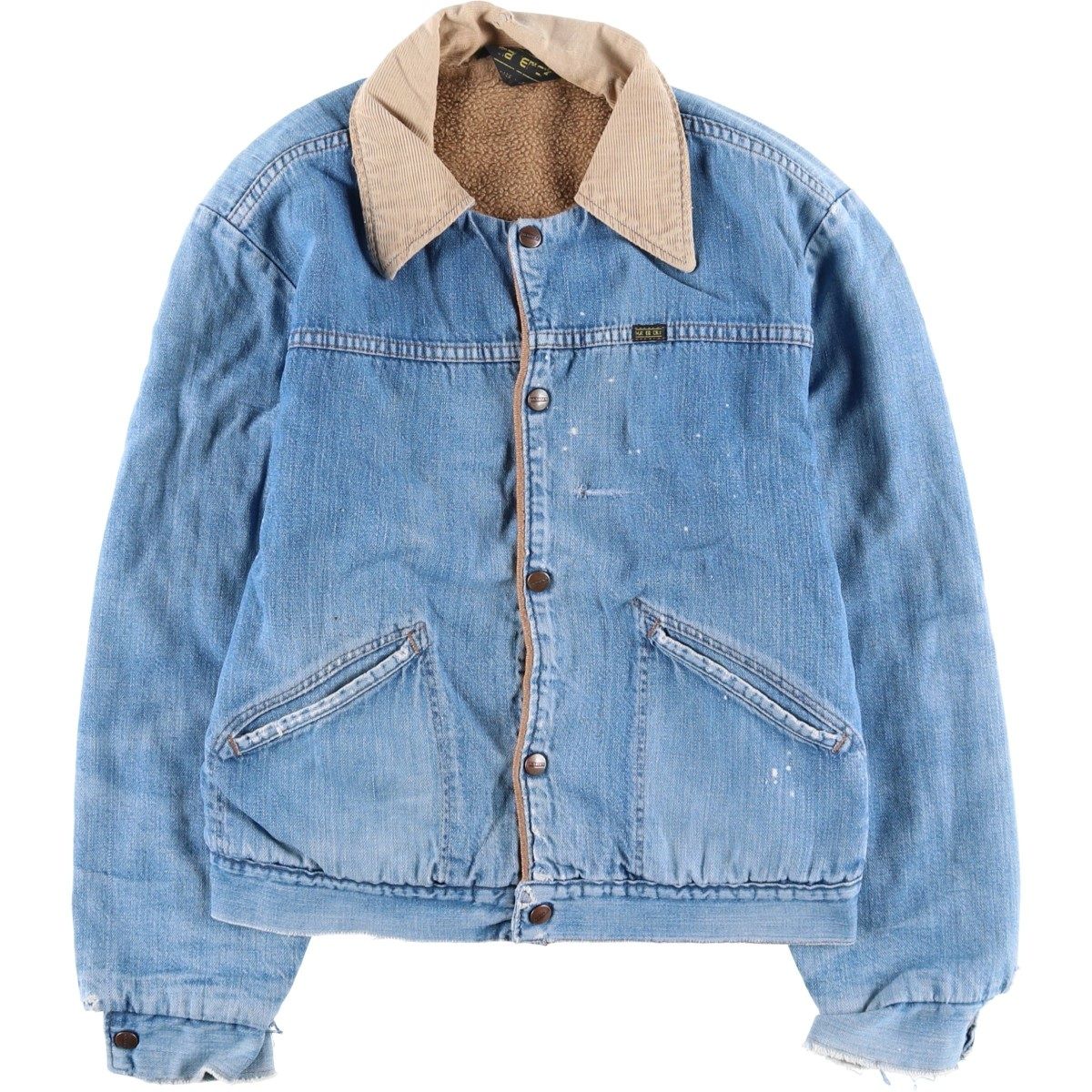 古着 70年代~ マーベリック Maverick デニムボアジャケット USA製 メンズM相当 ヴィンテージ/eaa600045
