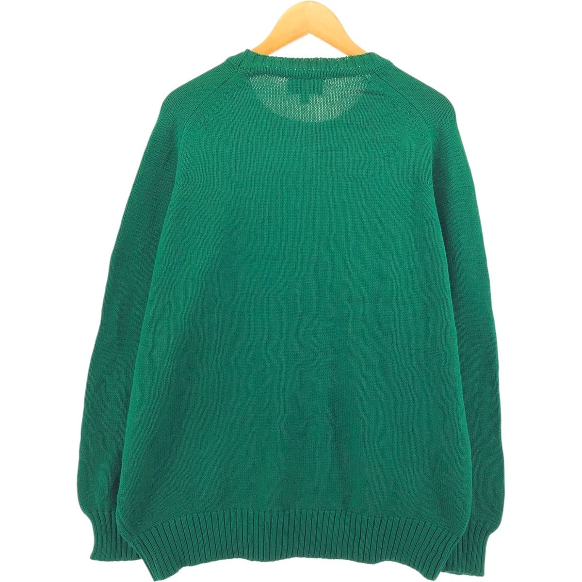 古着 90年代 ランズエンド LANDS\u0027END コットンニットセーター USA 