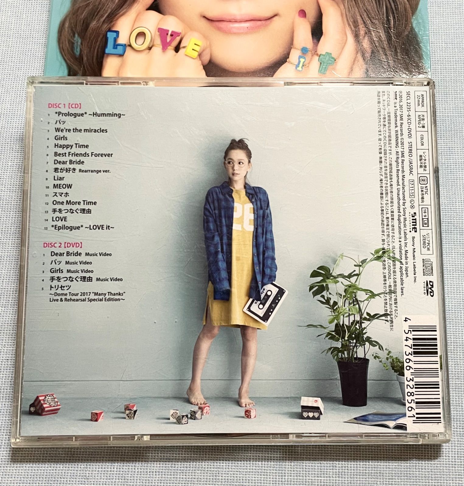初回限定盤 西野カナ CD DVD付 LOVE it アルバム SECL 2235~6 - メルカリ