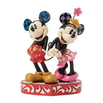 セール，低価 ミッキー＆ミニー テイルズ オブ トゥルーラブ Disney Traditions 置物