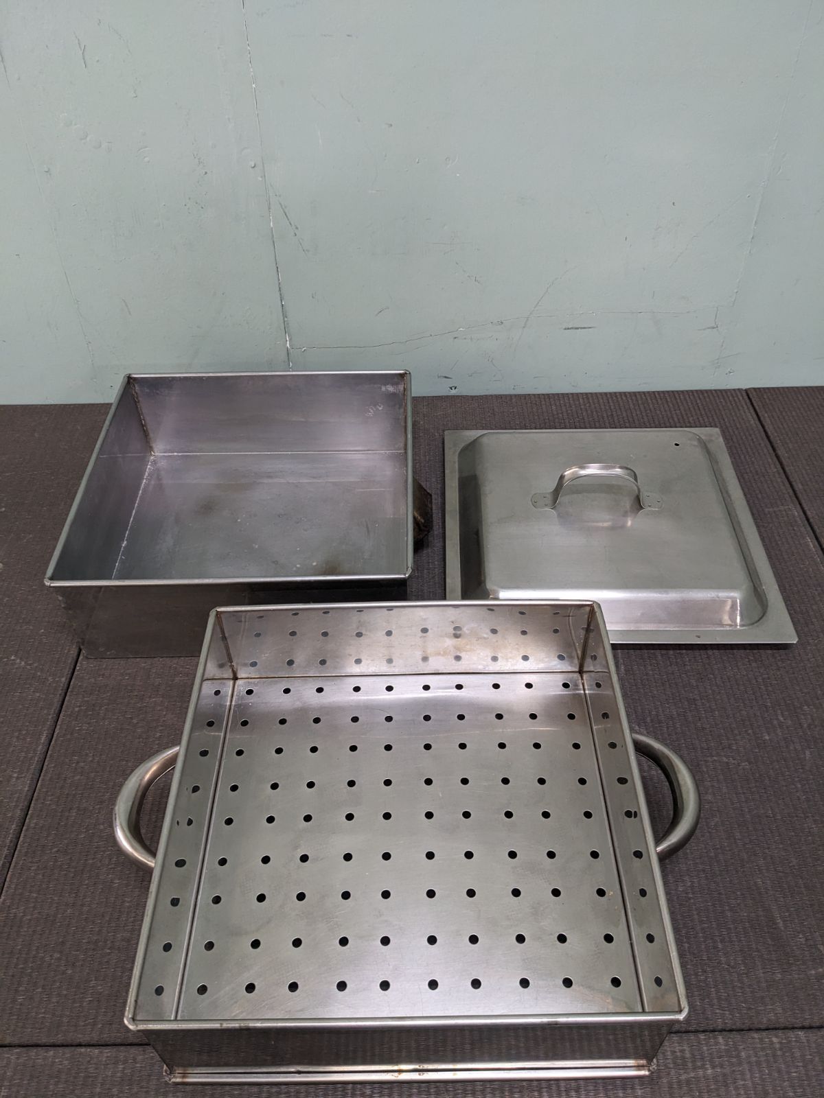 ◎ ステンレス 蒸し器 1段角蒸し器 厨房 - メルカリ