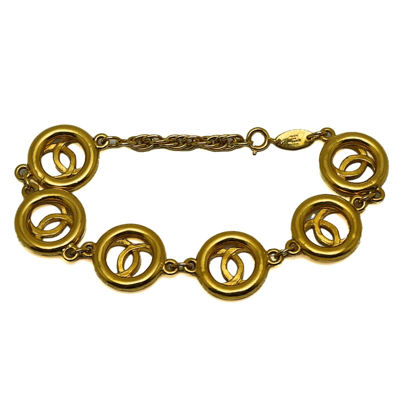 シャネル ココマーク ブレスレット 6連 ゴールド GP 1983 - メルカリ