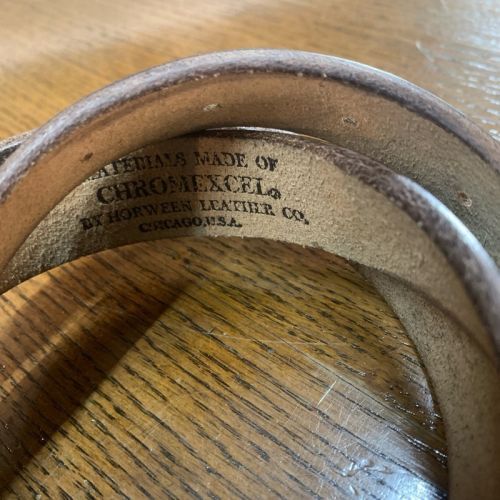 アートブラウン ４ピースバックル ナローレンジャーベルト ブラック 各サイズ