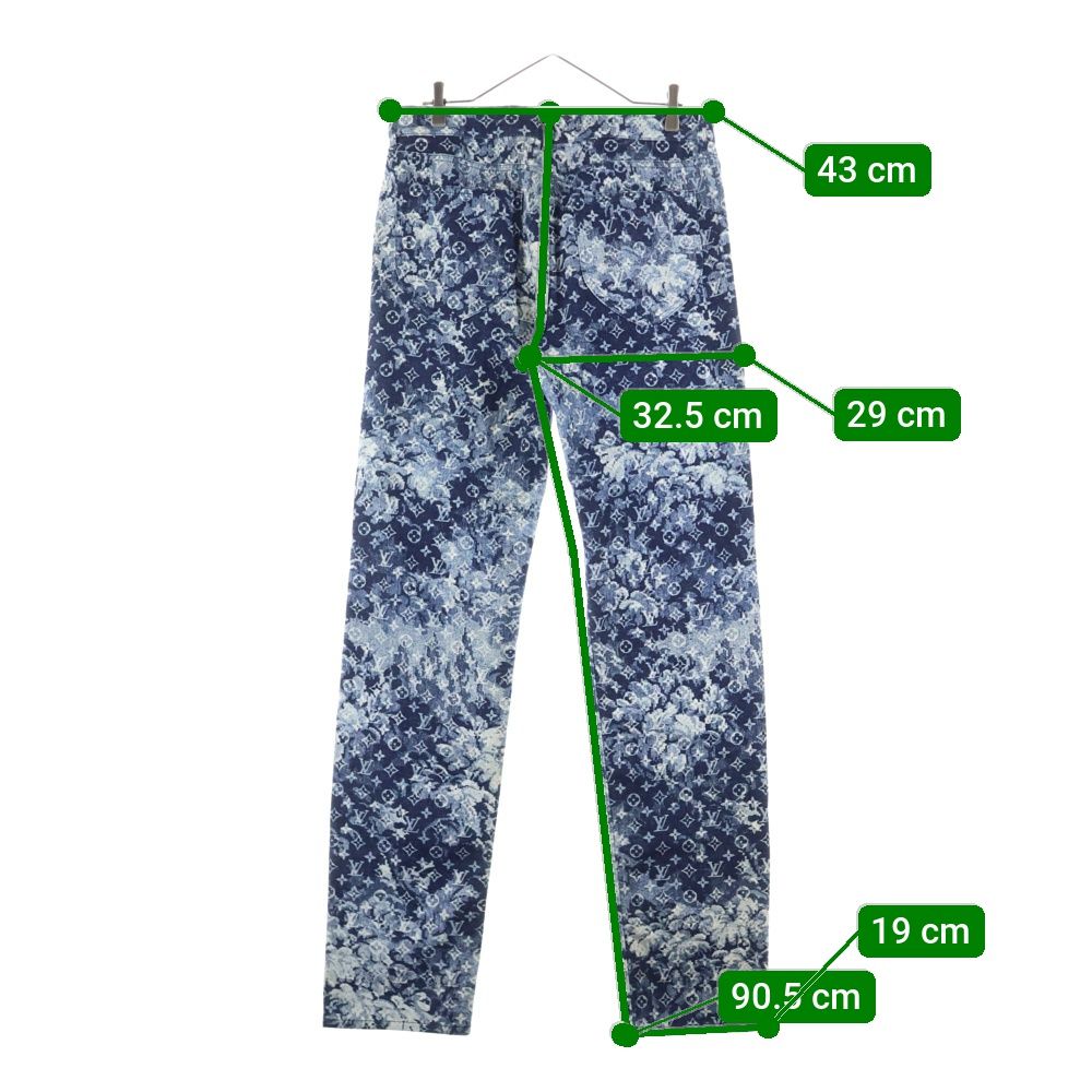 LOUIS VUITTON (ルイヴィトン) 21SS モノグラム タペストリー デニム 