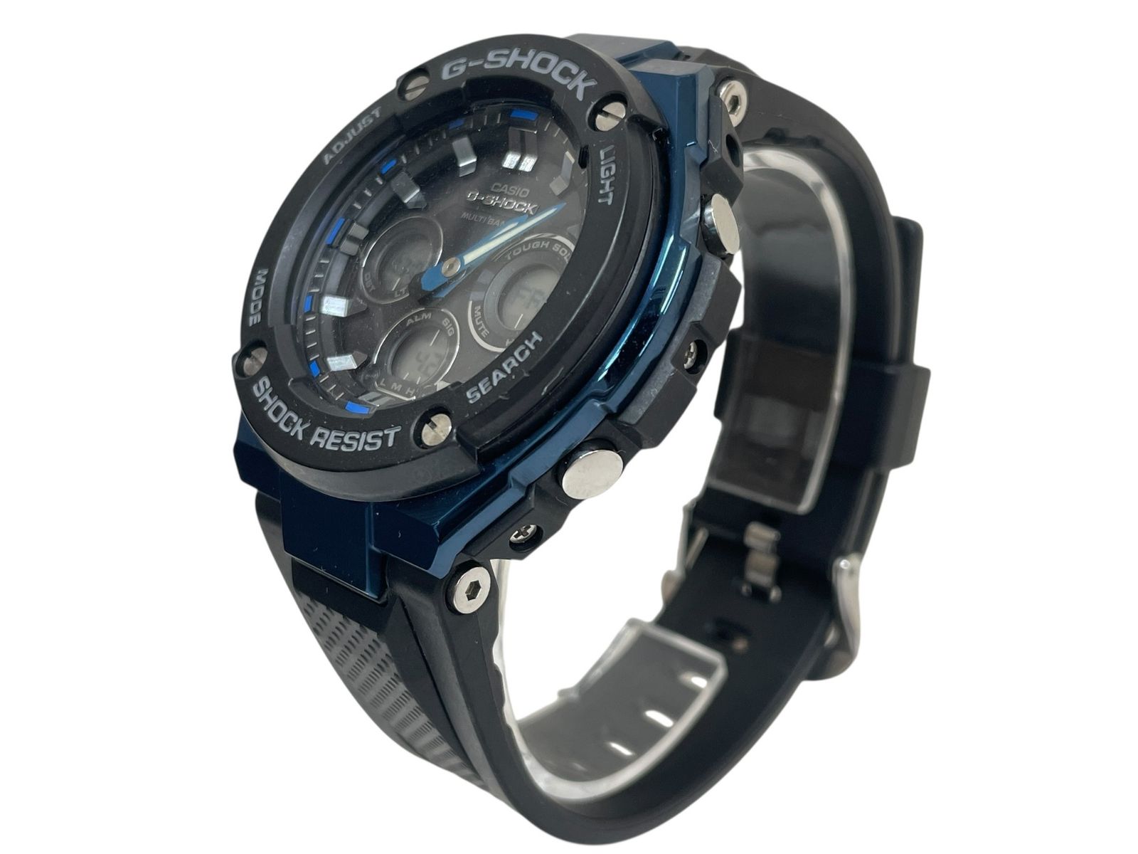 CASIO カシオ G SHOCK Gショック マルチバンド6 デジアナ腕時計 GST W 300 1 A 2 JF ブラック ブルー メンズ 045