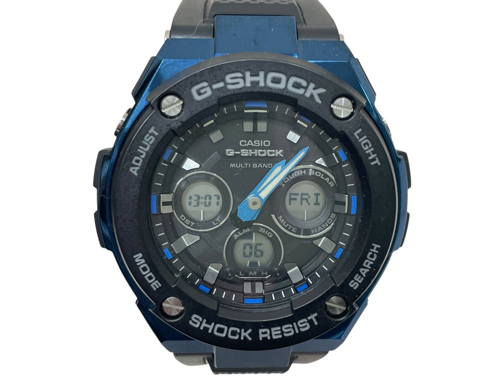 CASIO カシオ G SHOCK Gショック マルチバンド6 デジアナ腕時計 GST W 300 1 A 2 JF ブラック ブルー メンズ 045