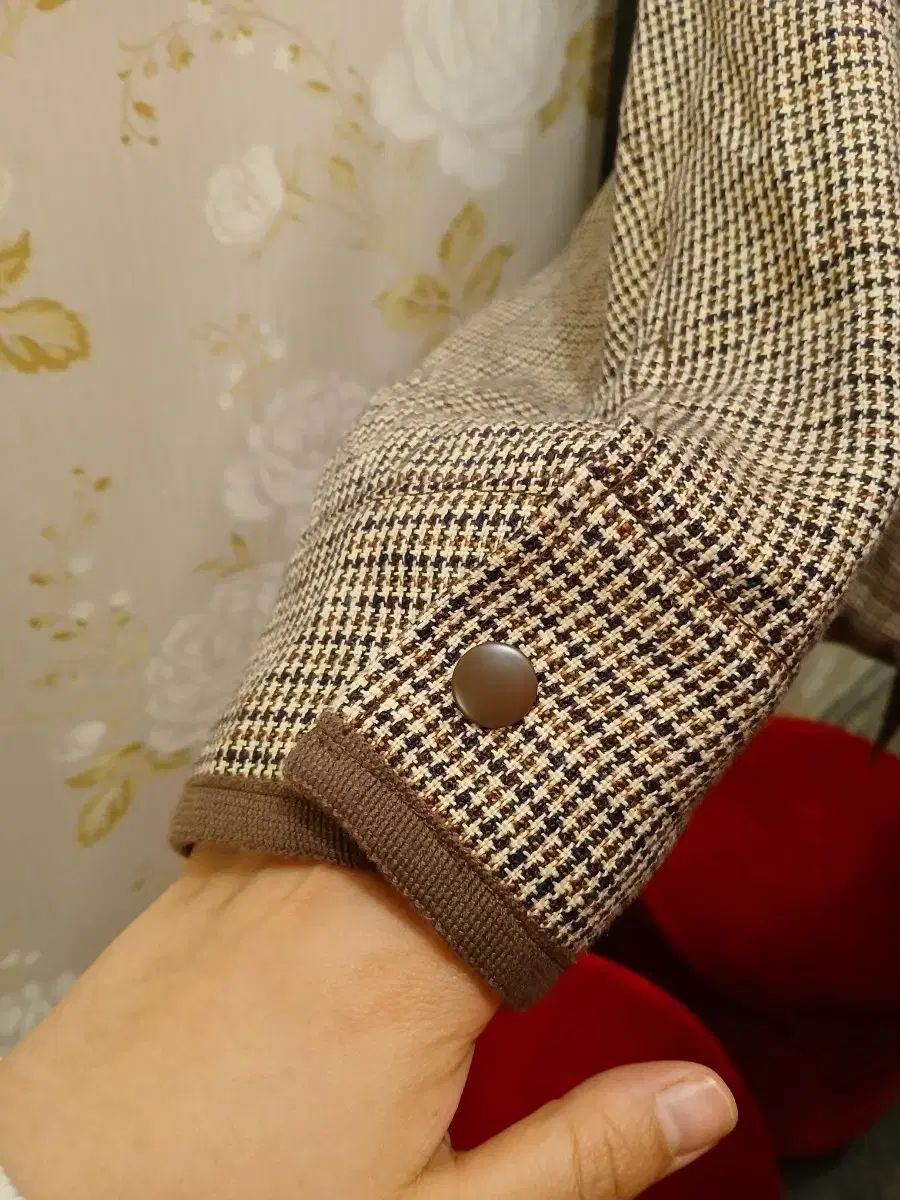 7/07 STUDIO TOMBOY スタジオトムボーイ リネン CHECK柄 ジャケット