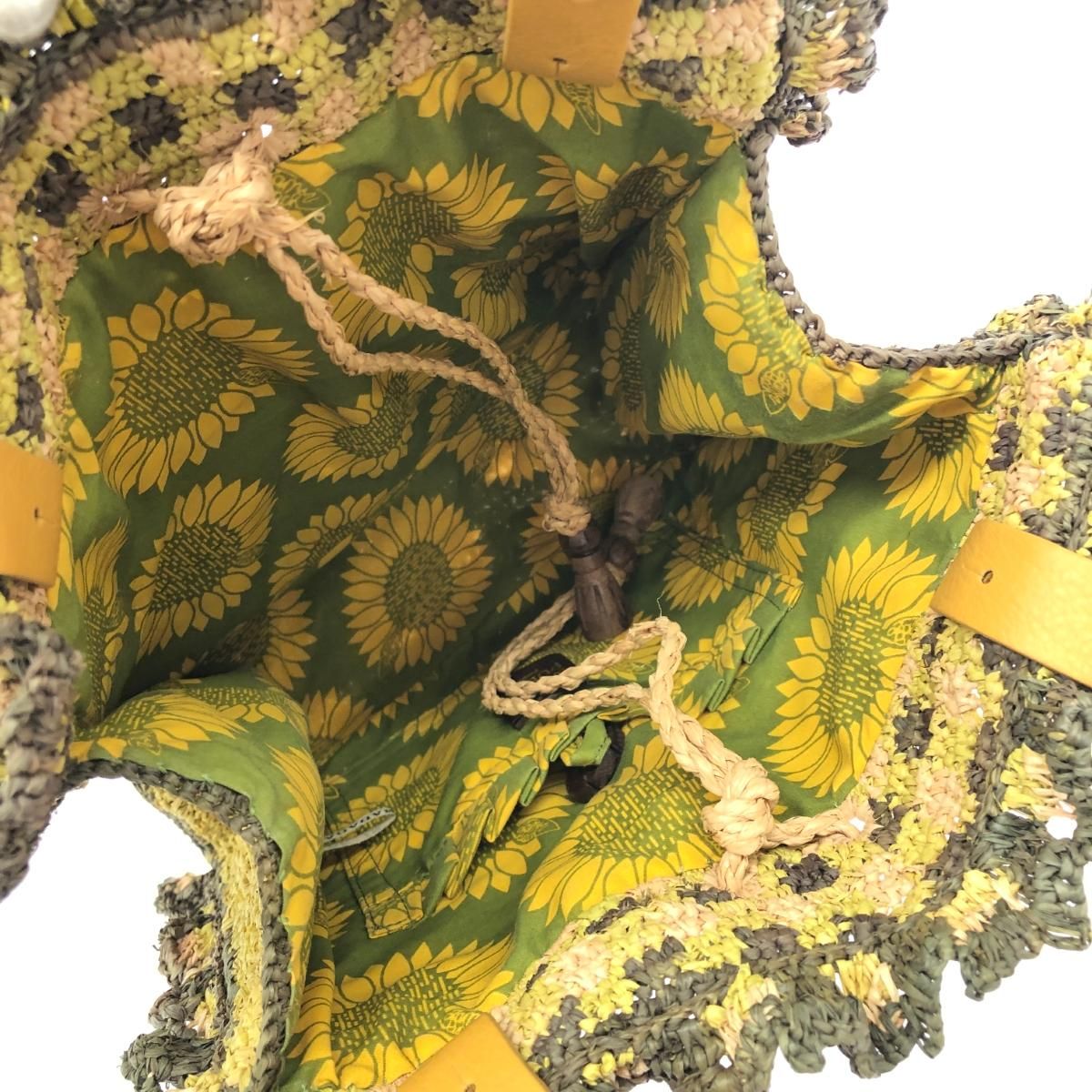 JAMINPUECH ジャマンピュエッシュ トートバッグ/カゴバッグ ラフィア