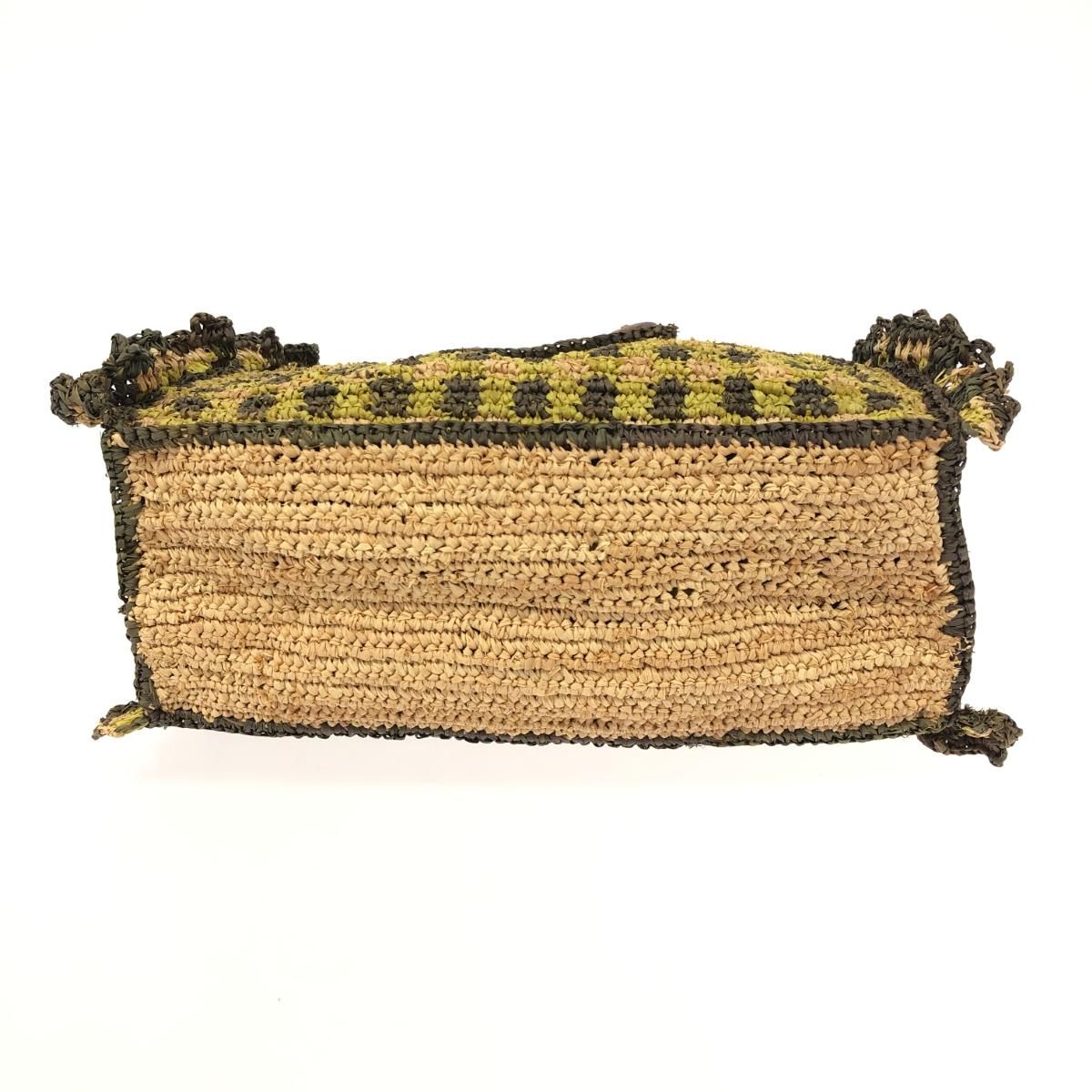 JAMINPUECH ジャマンピュエッシュ トートバッグ/カゴバッグ ラフィア