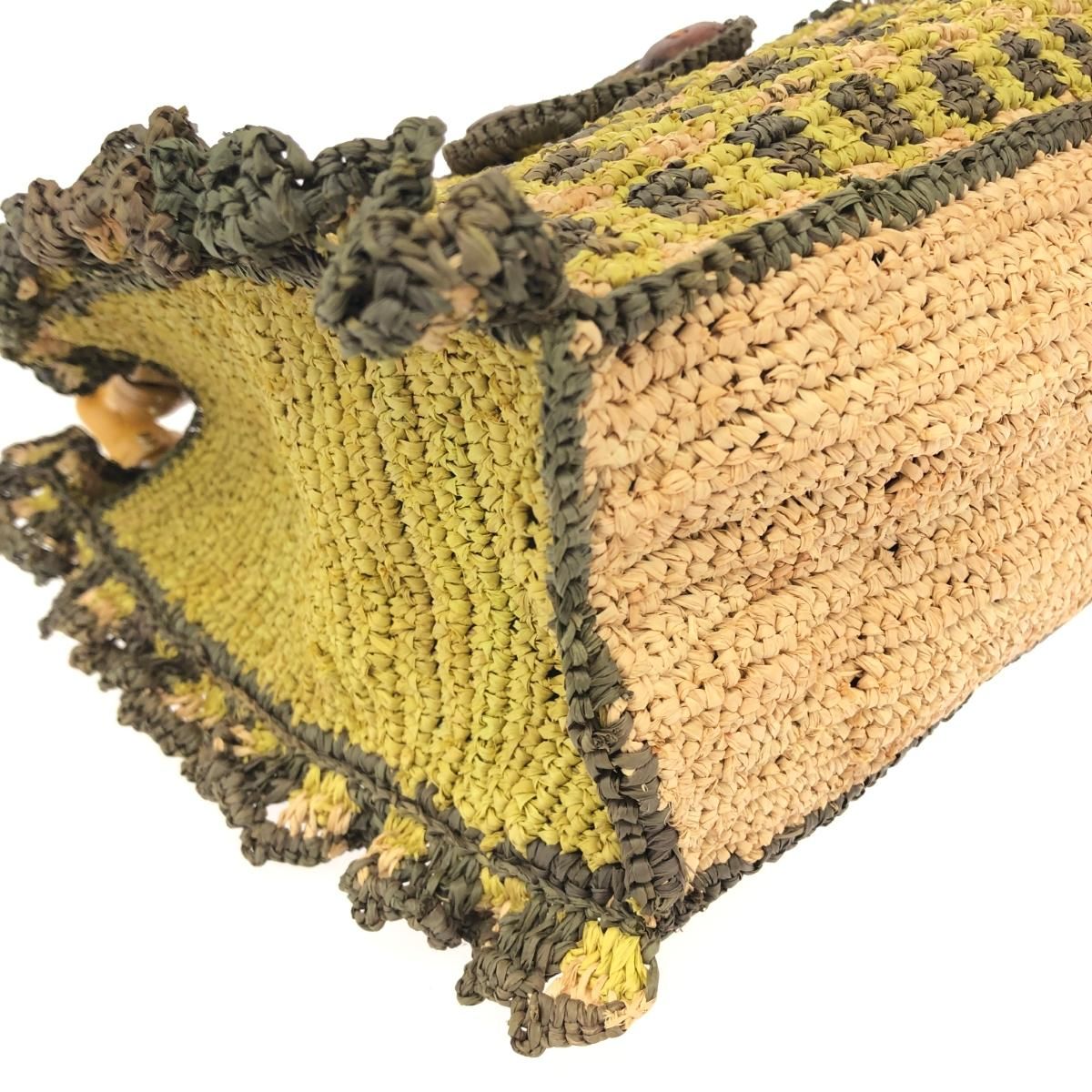 JAMINPUECH ジャマンピュエッシュ トートバッグ/カゴバッグ ラフィア