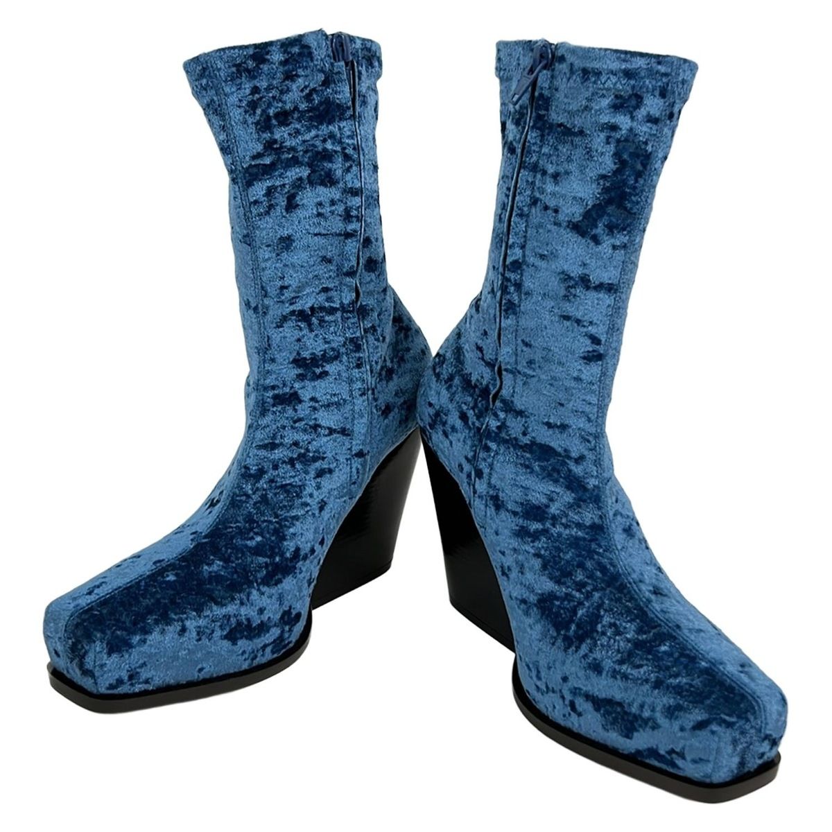 stellamccartney ステラマッカートニー ショートブーツ 37 レディース - ブルー