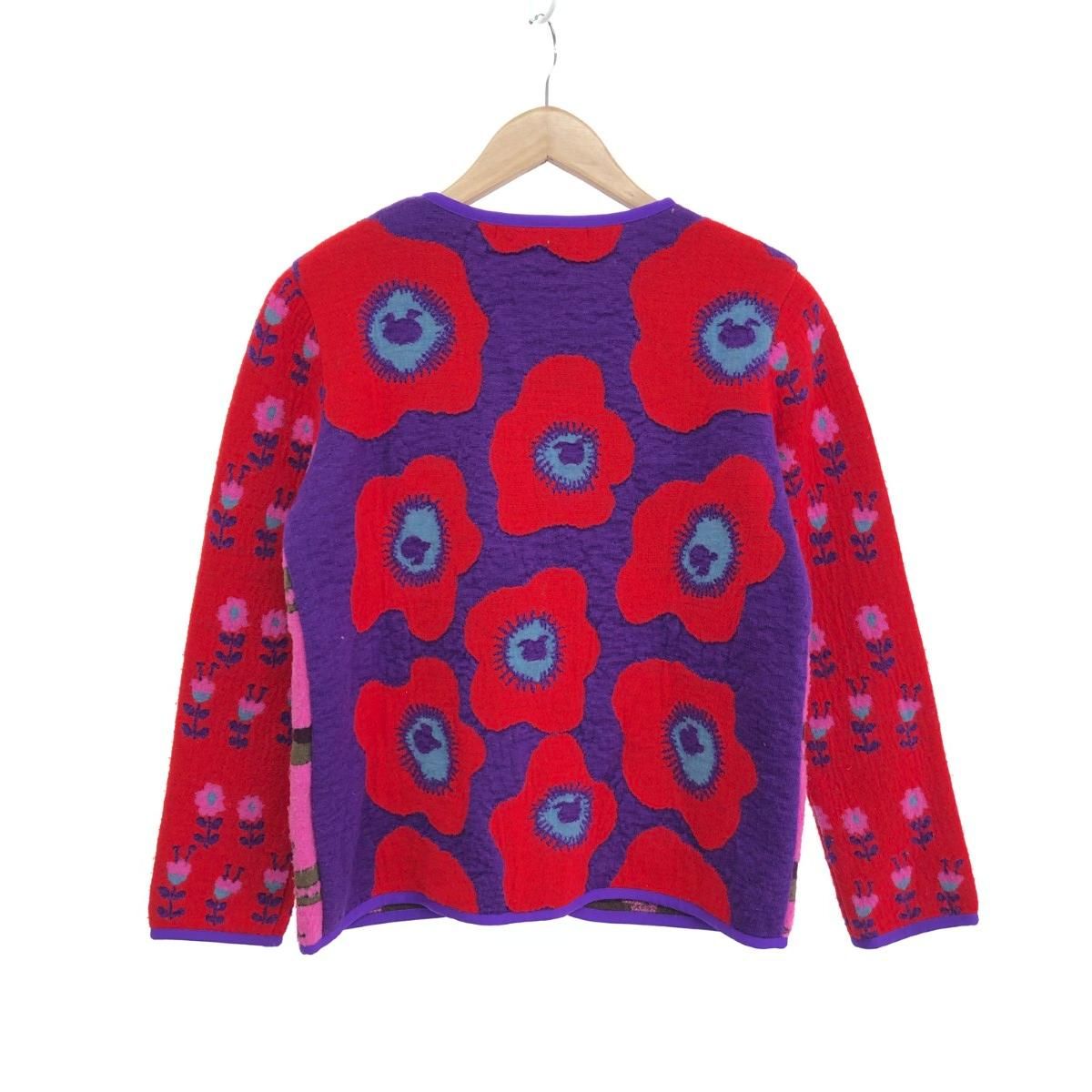 アルベロベロ　ニットジャケット OLLEBOREBLA アルベロベロ ニットジャケット サイズ:表記なし 総柄