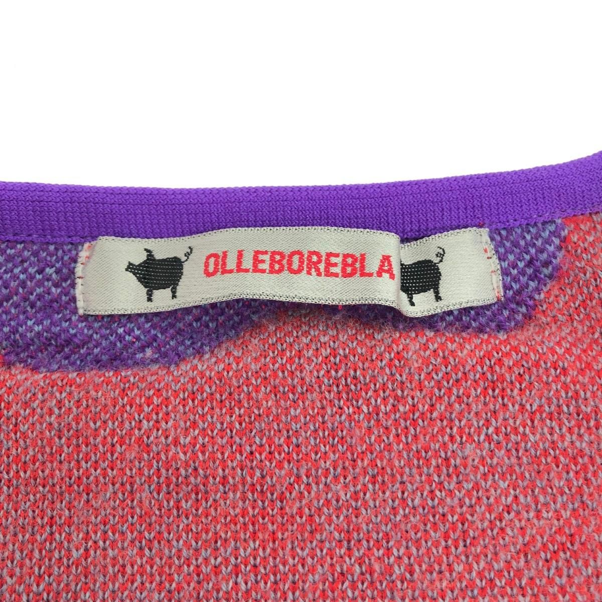 OLLEBOREBLA アルベロベロ ニットジャケット サイズ:表記なし 総柄