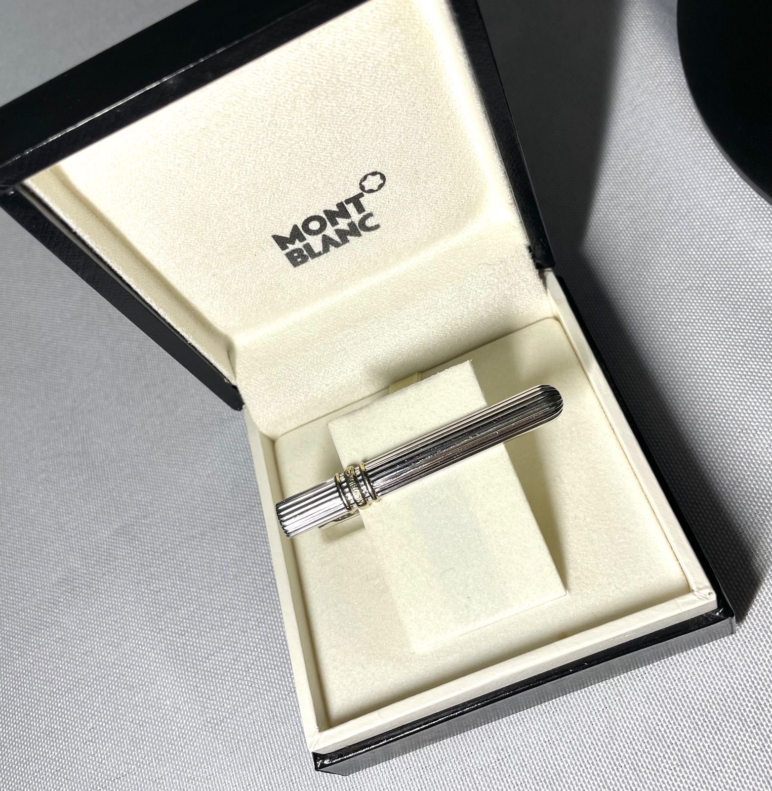 MONTBLANC モンブラン マイスターシュティック シルバーストライプ