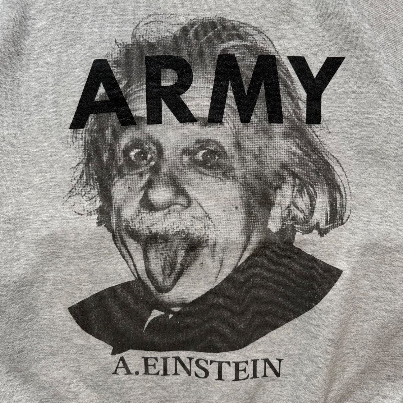 アインシュタイン オーバープリントスウェット US.ARMY OVERPRINT 