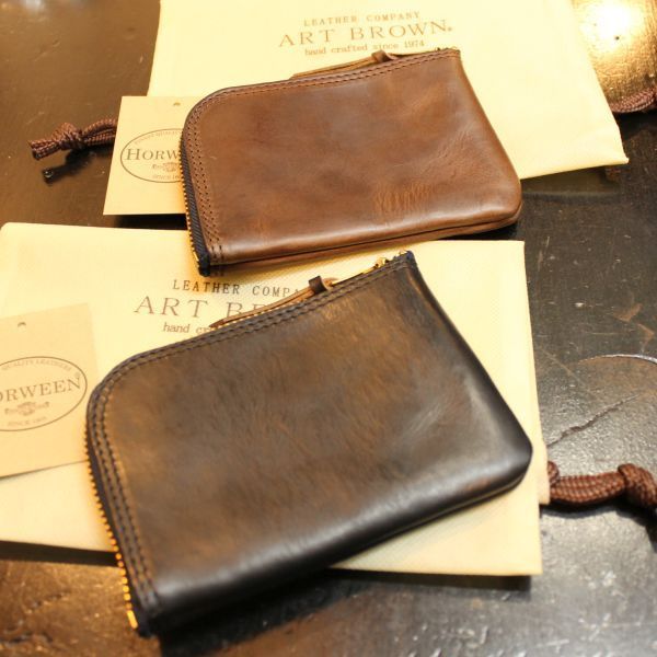 アートブラウン クロムエクセル ジッパーウォレットS ミニ財布 フラグメントケース