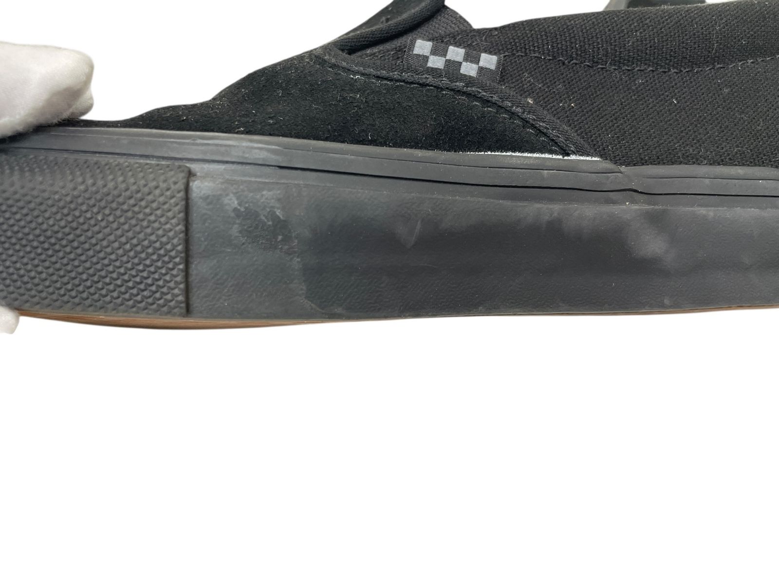 VANS (バンズ) スケートボーディング SLIP ON スリッポン スエード 