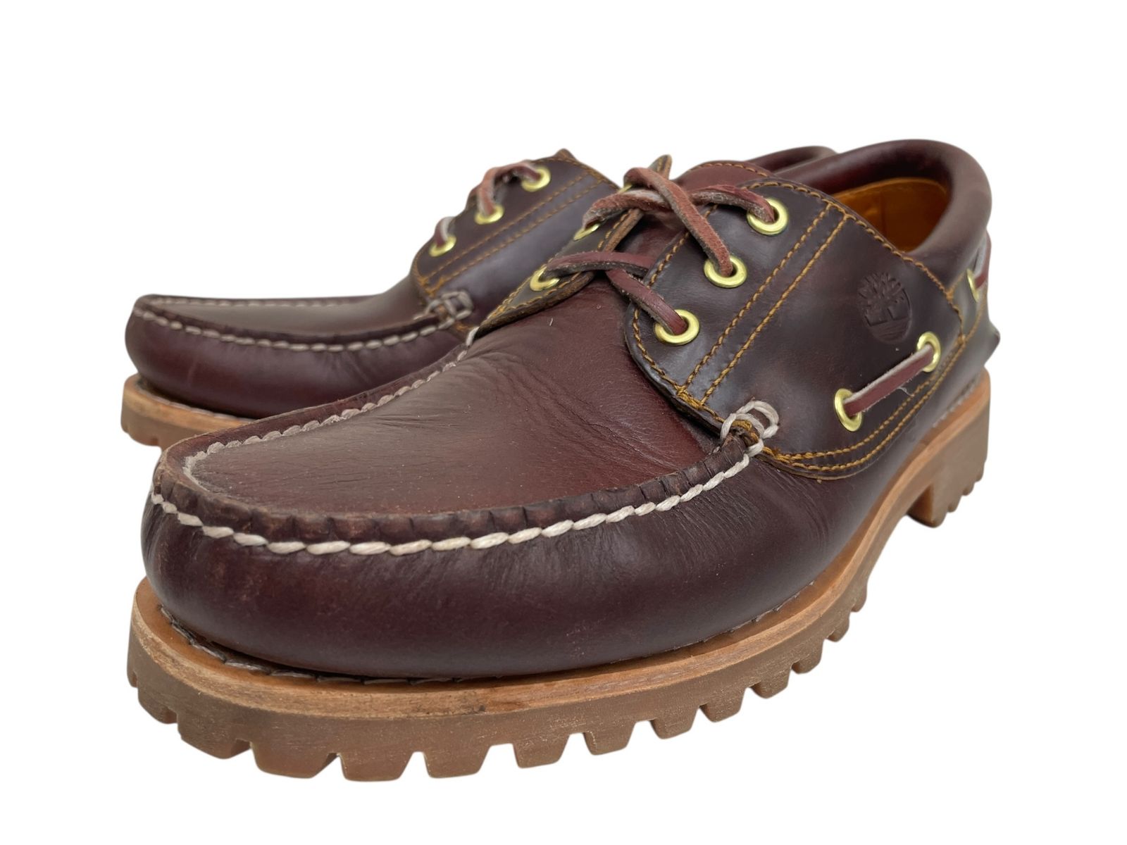 Timberland ティンバーランド 3 Eye Classic Lug クラシックラグ デッキシューズ モカシン 648 27 5 cm US 9 W ブラウン メンズ 045